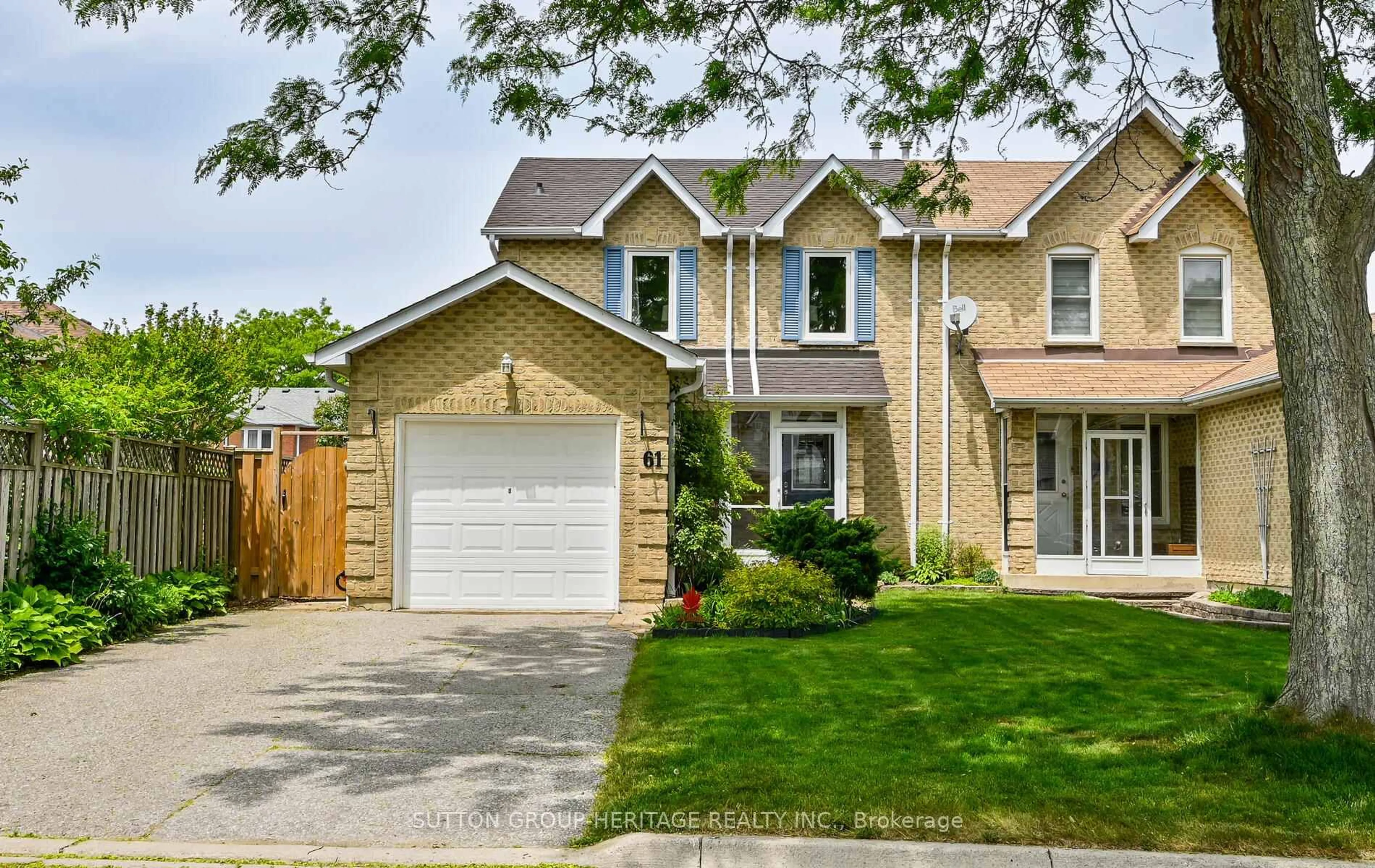 Home with brick exterior material, street for 61 Kipling Cres, Ajax Ontario L1S 5A3