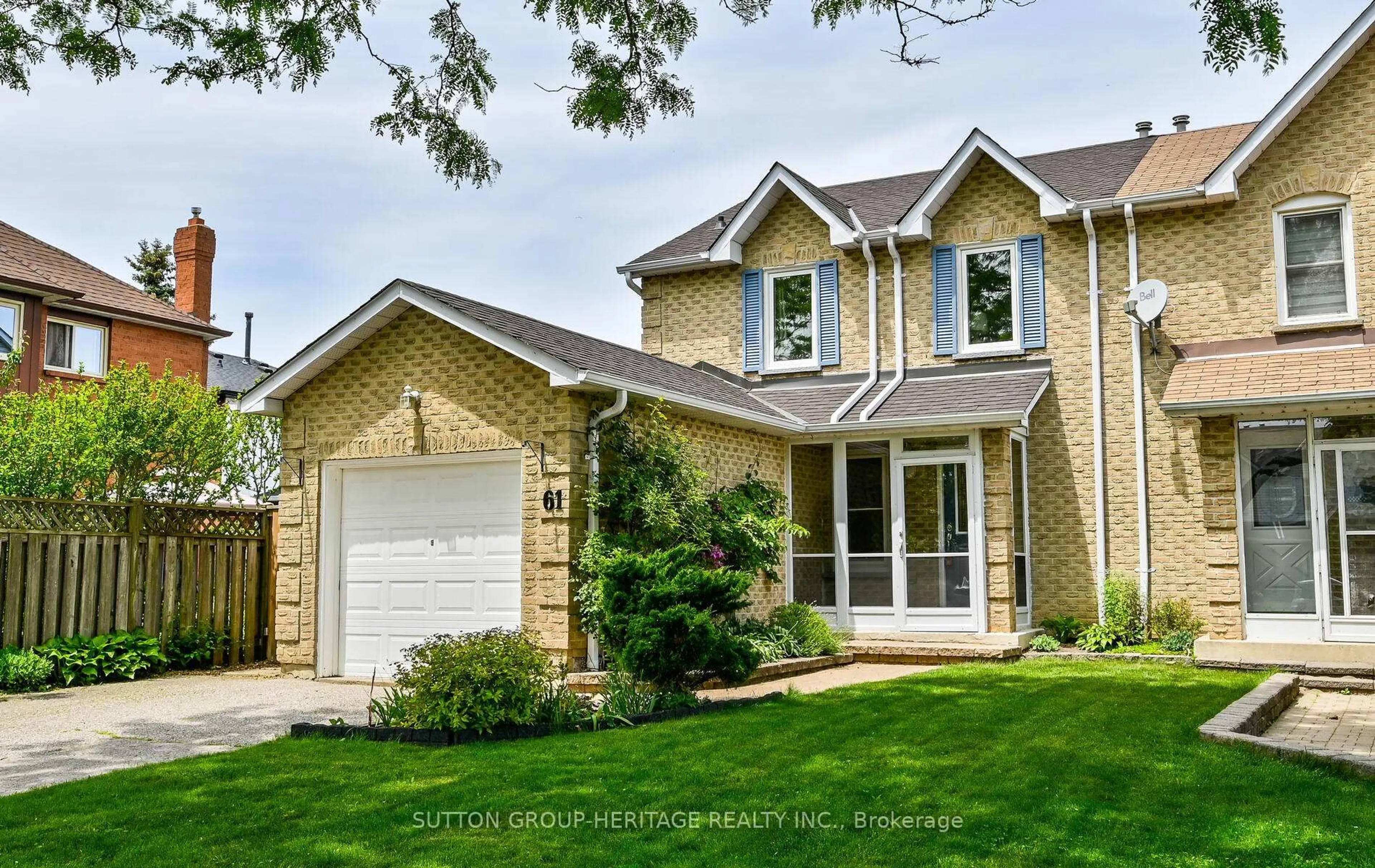 Home with brick exterior material, street for 61 Kipling Cres, Ajax Ontario L1S 5A3