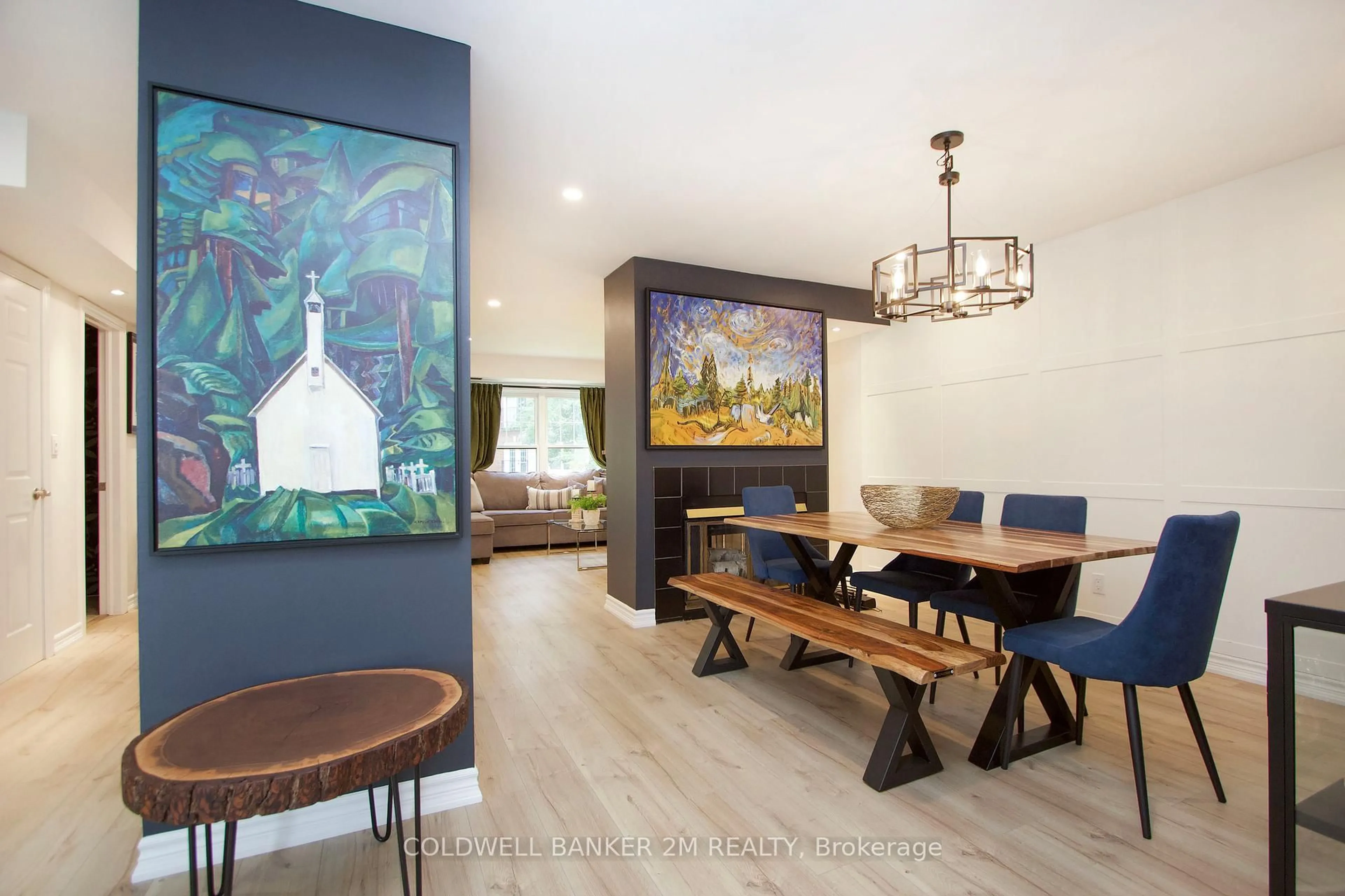 Dining room, wood/laminate floor for C-12 1655 Nash Rd #27, Clarington Ontario L1E 1S8