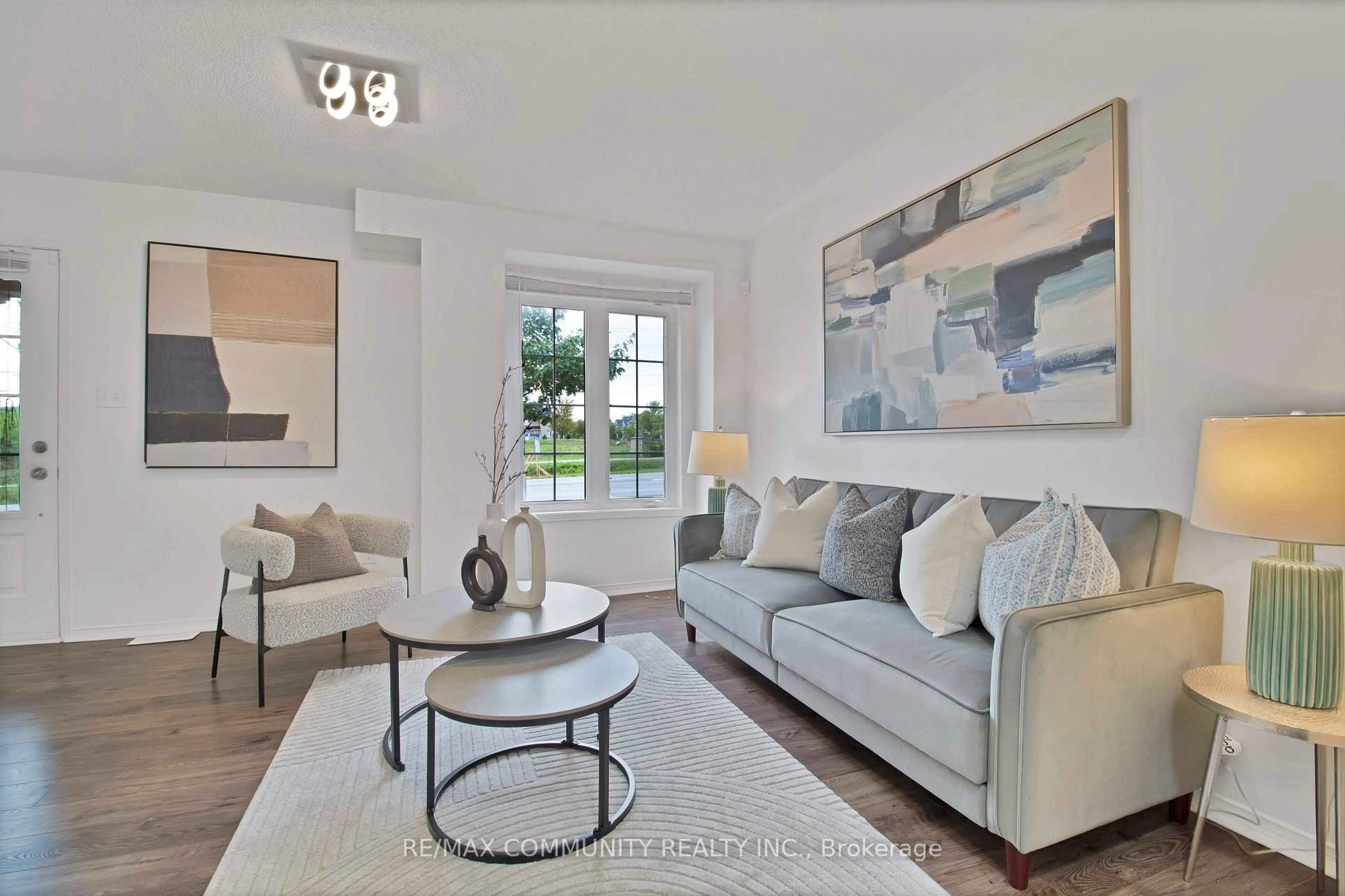 Living room with furniture, unknown for 431 Rossland Rd, Ajax Ontario L1Z 0M7