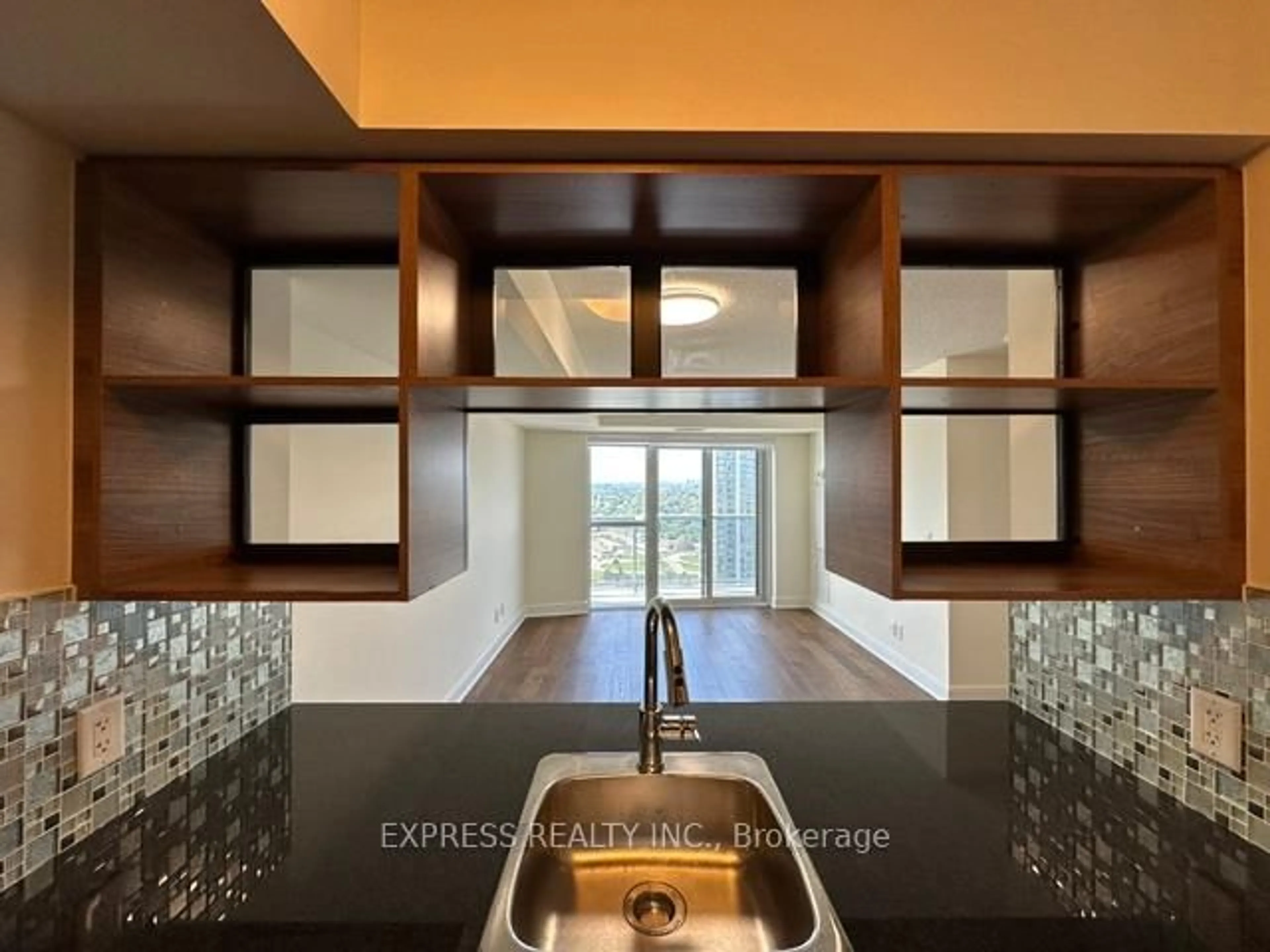 Contemporary kitchen, ceramic/tile floor for 125 Village Green Sq #2806, Toronto Ontario M1S 0L1