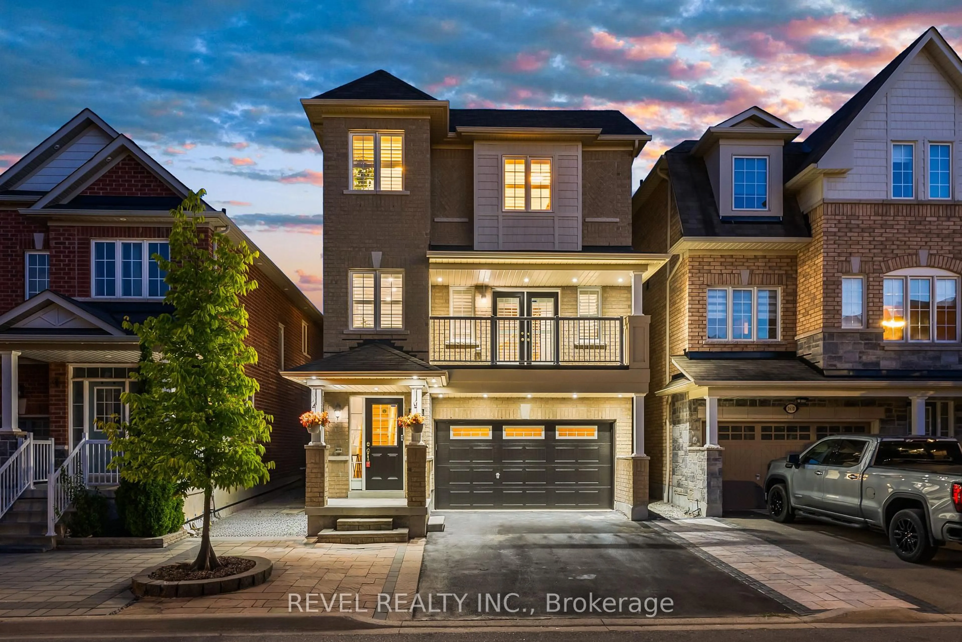 Home with brick exterior material, street for 1612 Winville Rd, Pickering Ontario L1X 0C7