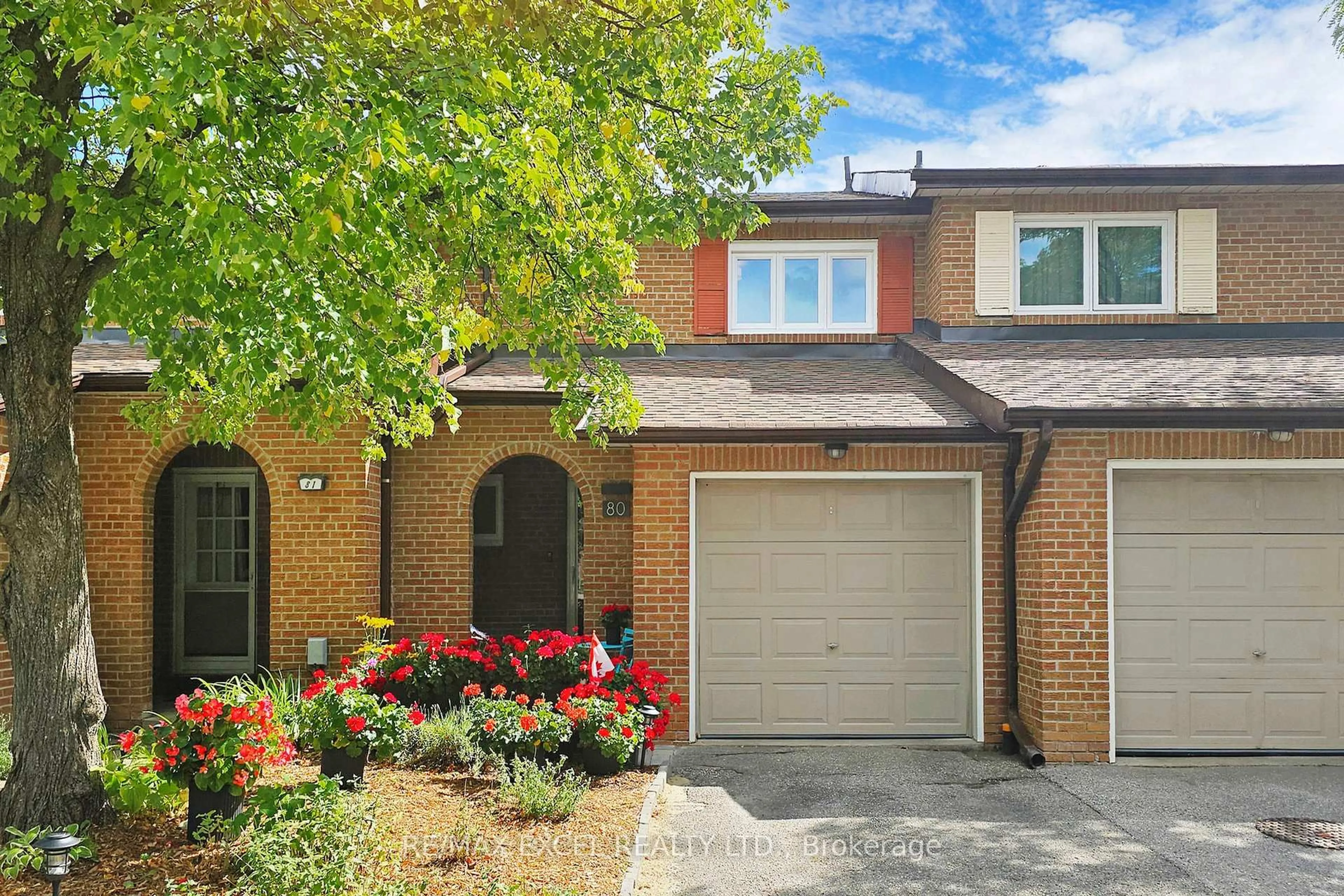 Home with brick exterior material, street for 70 Crockamhill Dr #80, Toronto Ontario M1S 3H1