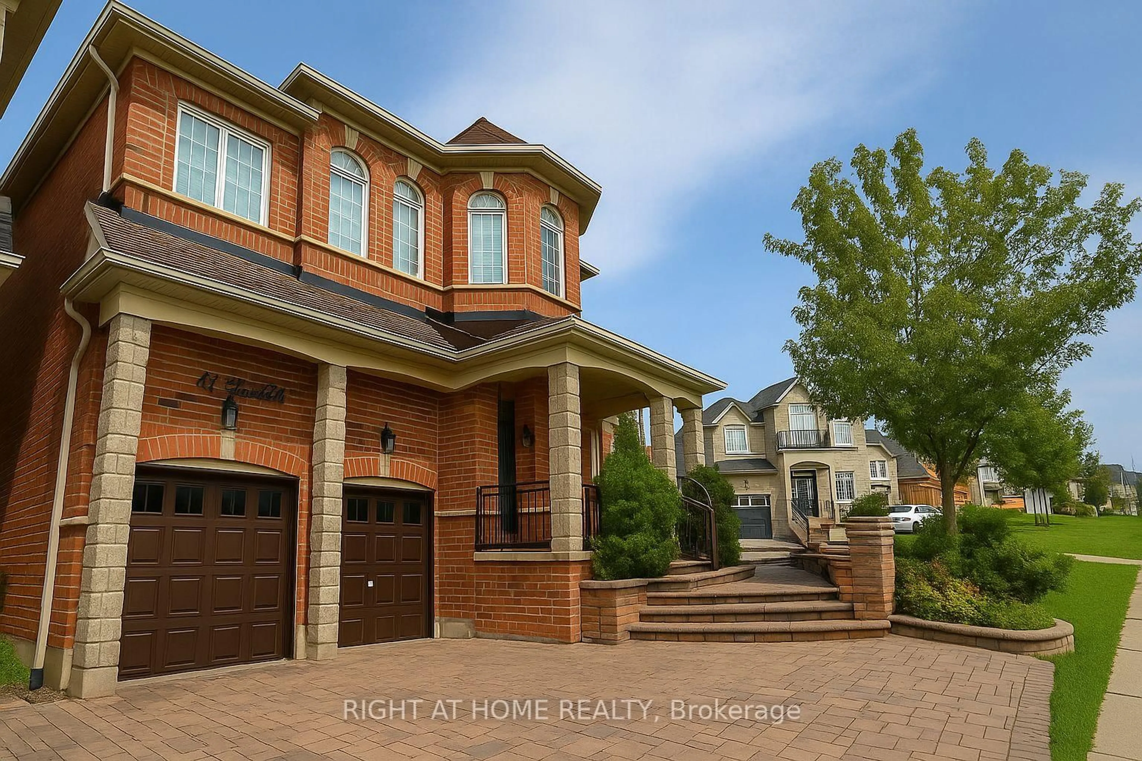 Home with brick exterior material, street for 42 Shepstone Dr, Ajax Ontario L1Z 0A5