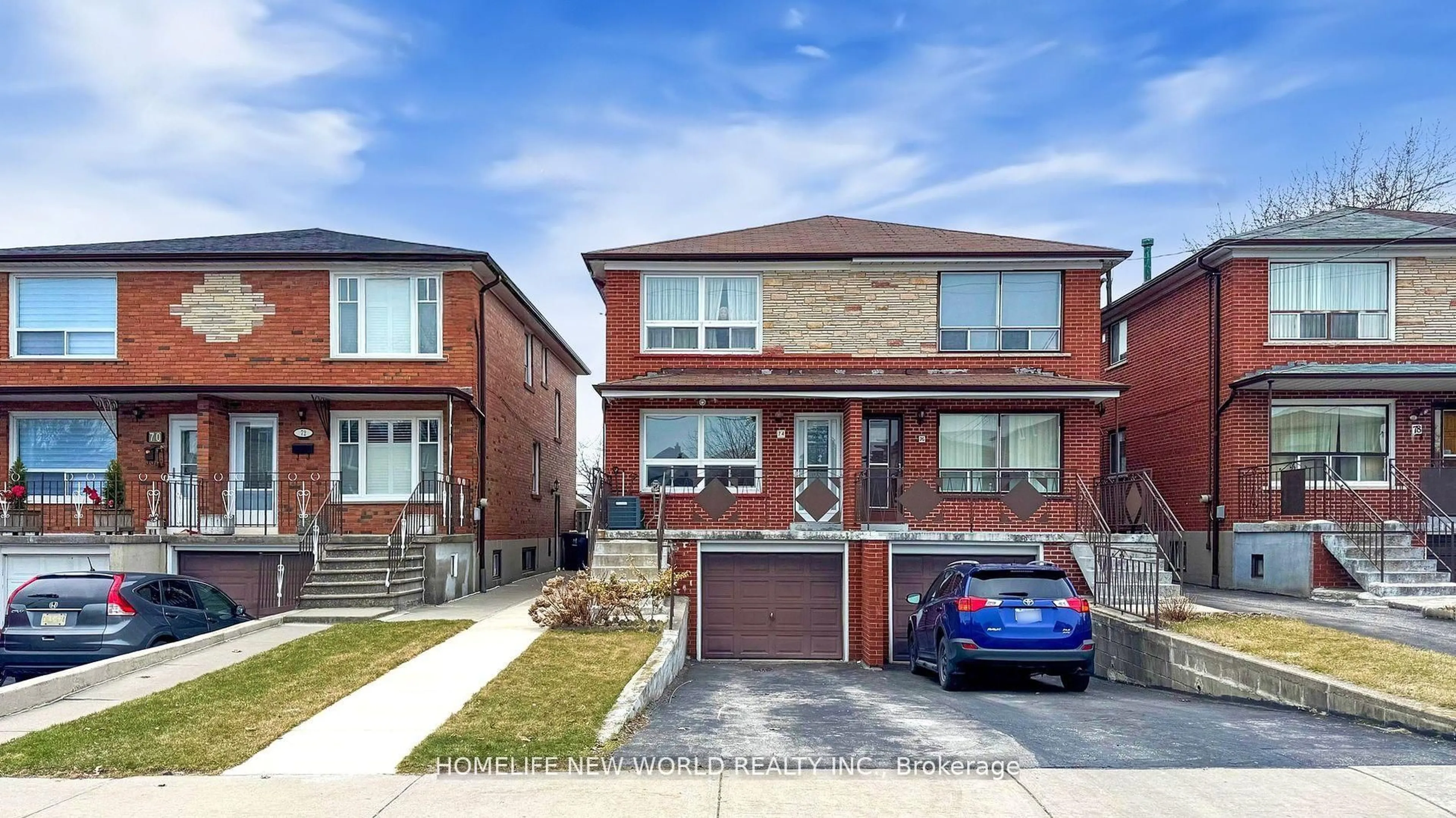 Home with brick exterior material, street for 74 North Edgely Ave, Toronto Ontario M1K 1T7