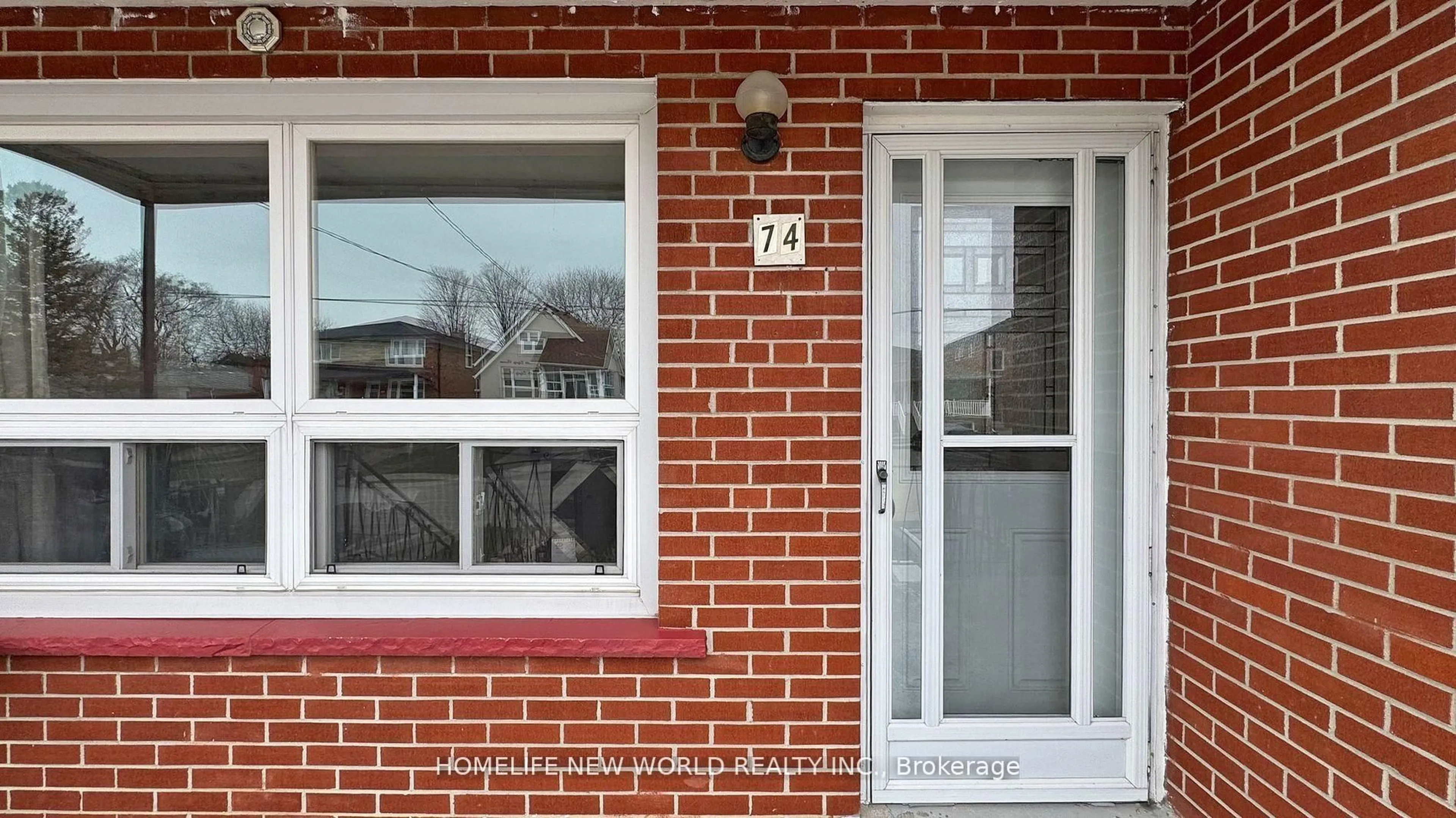 Home with brick exterior material, street for 74 North Edgely Ave, Toronto Ontario M1K 1T7