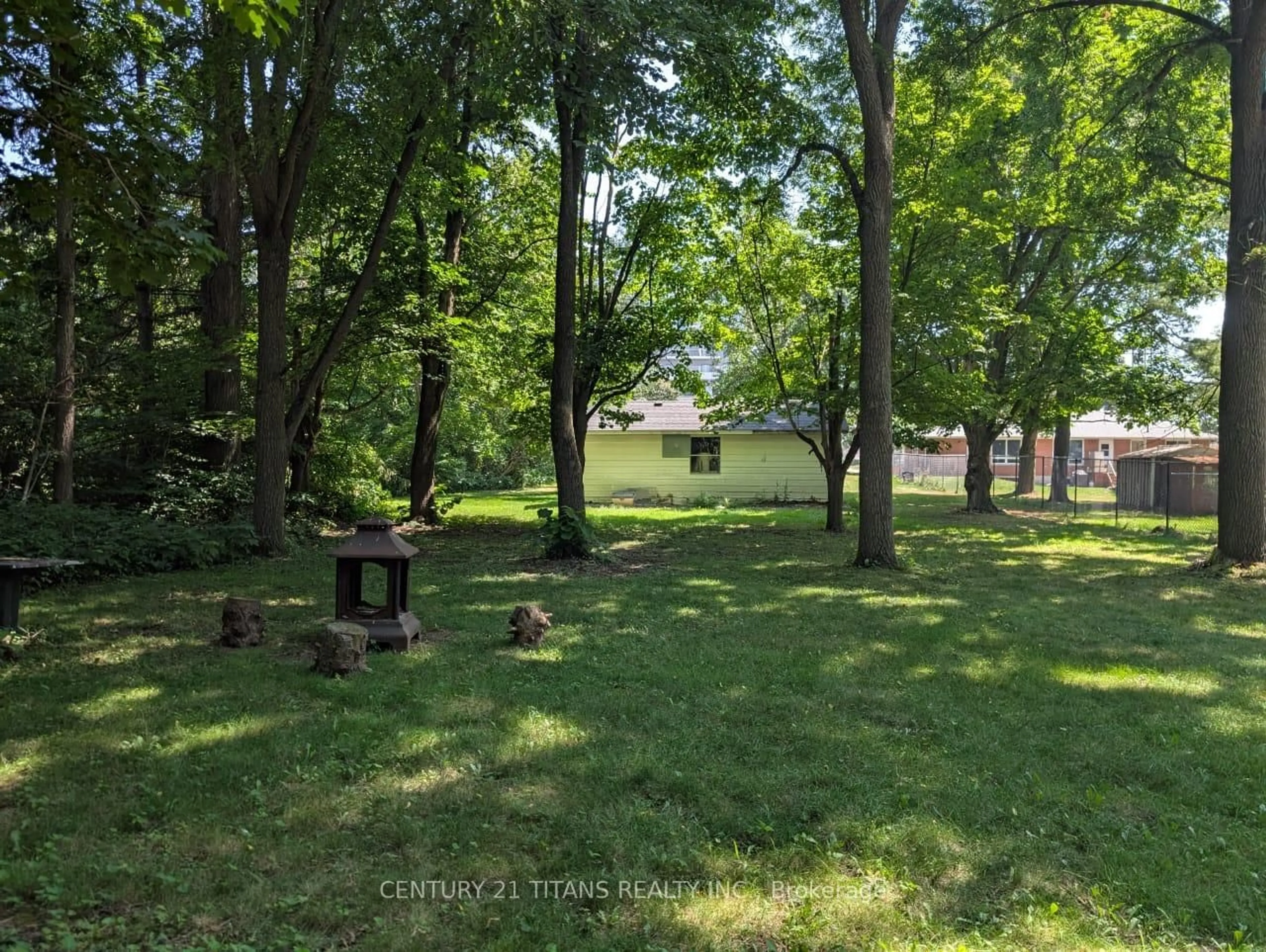 A pic from outside/outdoor area/front of a property/back of a property/a pic from drone, forest/trees view for 1604 Hwy 2 Rd, Clarington Ontario L1E 2R7