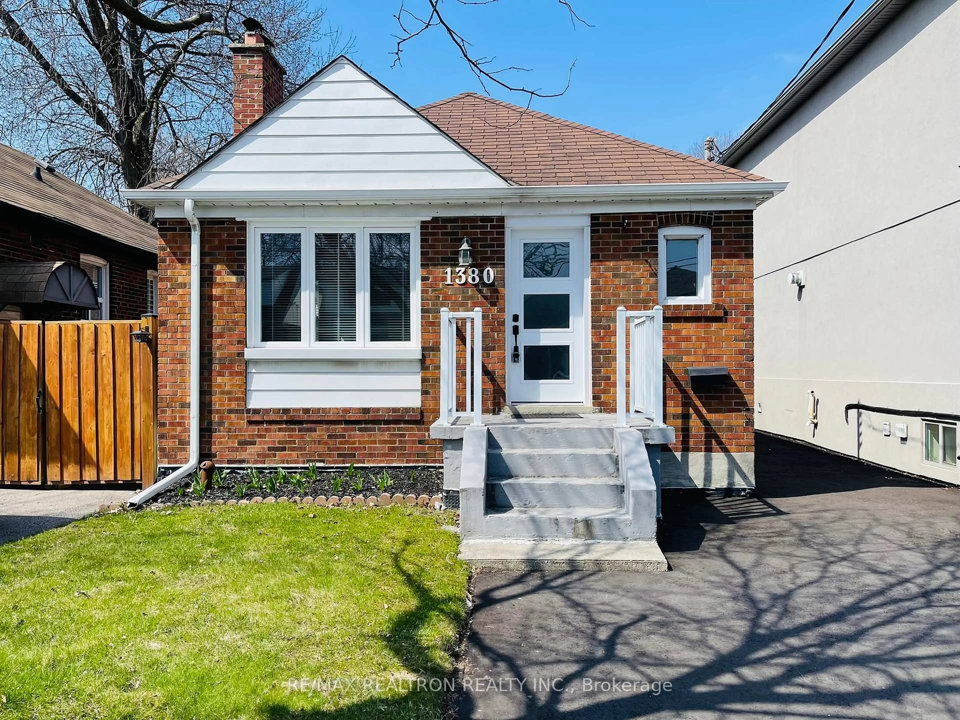 Home with brick exterior material, street for 1380 Woodbine Ave, Toronto Ontario M4C 4G5