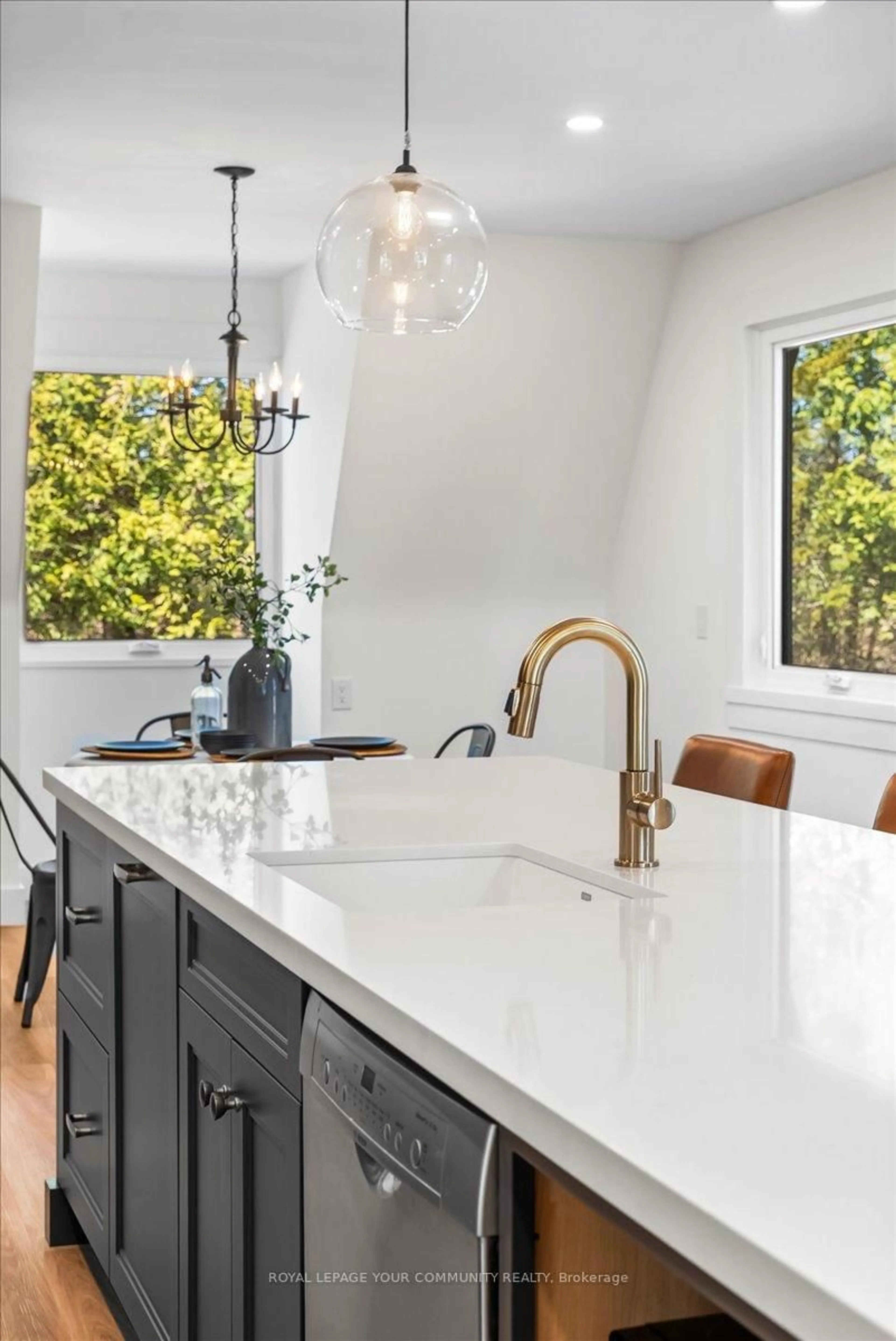 Contemporary kitchen, ceramic/tile floor for 4890 Lake Ridge Rd, Pickering Ontario L0B 1A0