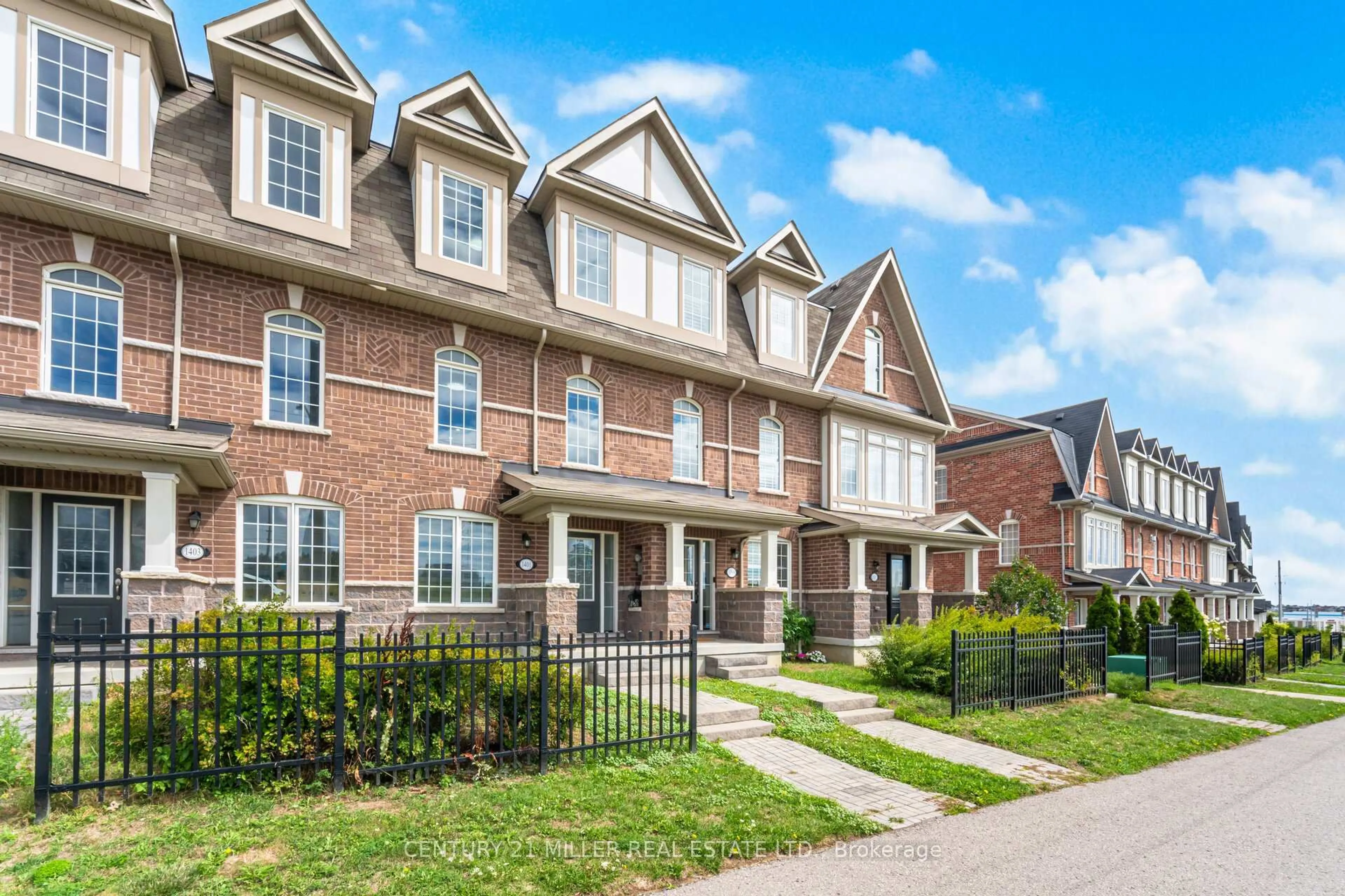 Home with brick exterior material, street for 1401 Salem Rd, Ajax Ontario L1Z 0R9