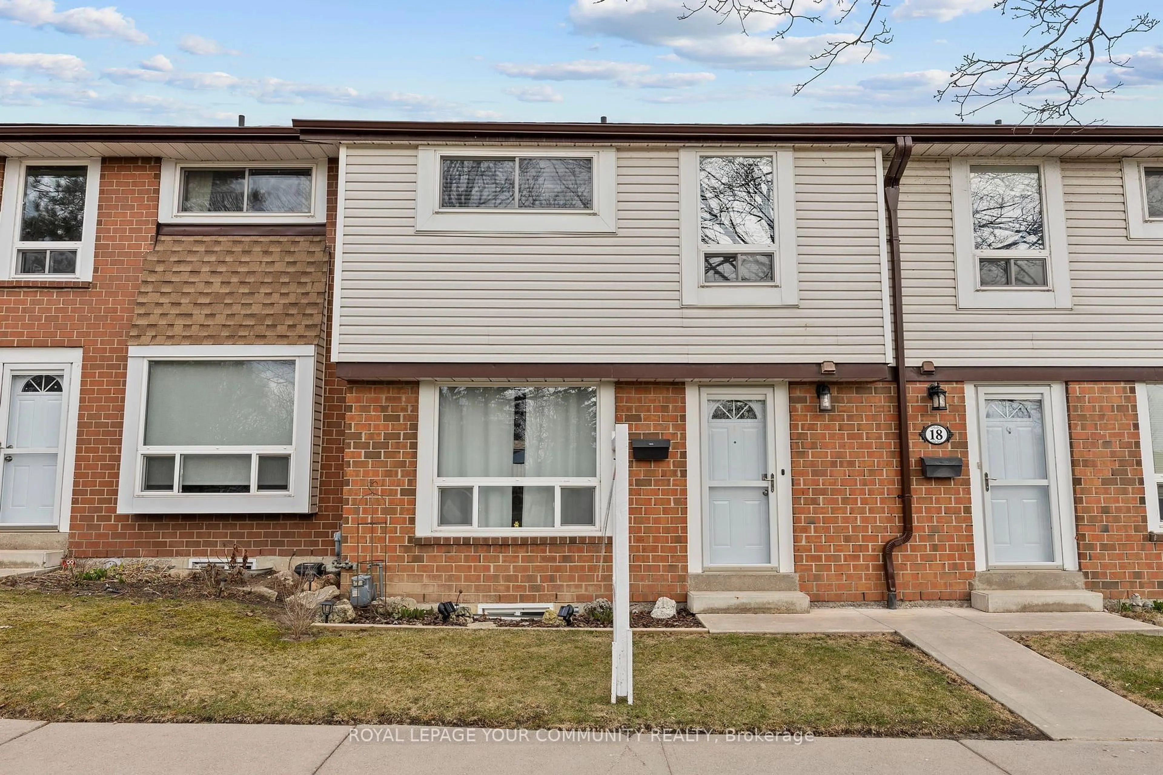Home with brick exterior material, street for 16 Patience Lane, Ajax Ontario L1S 3E4