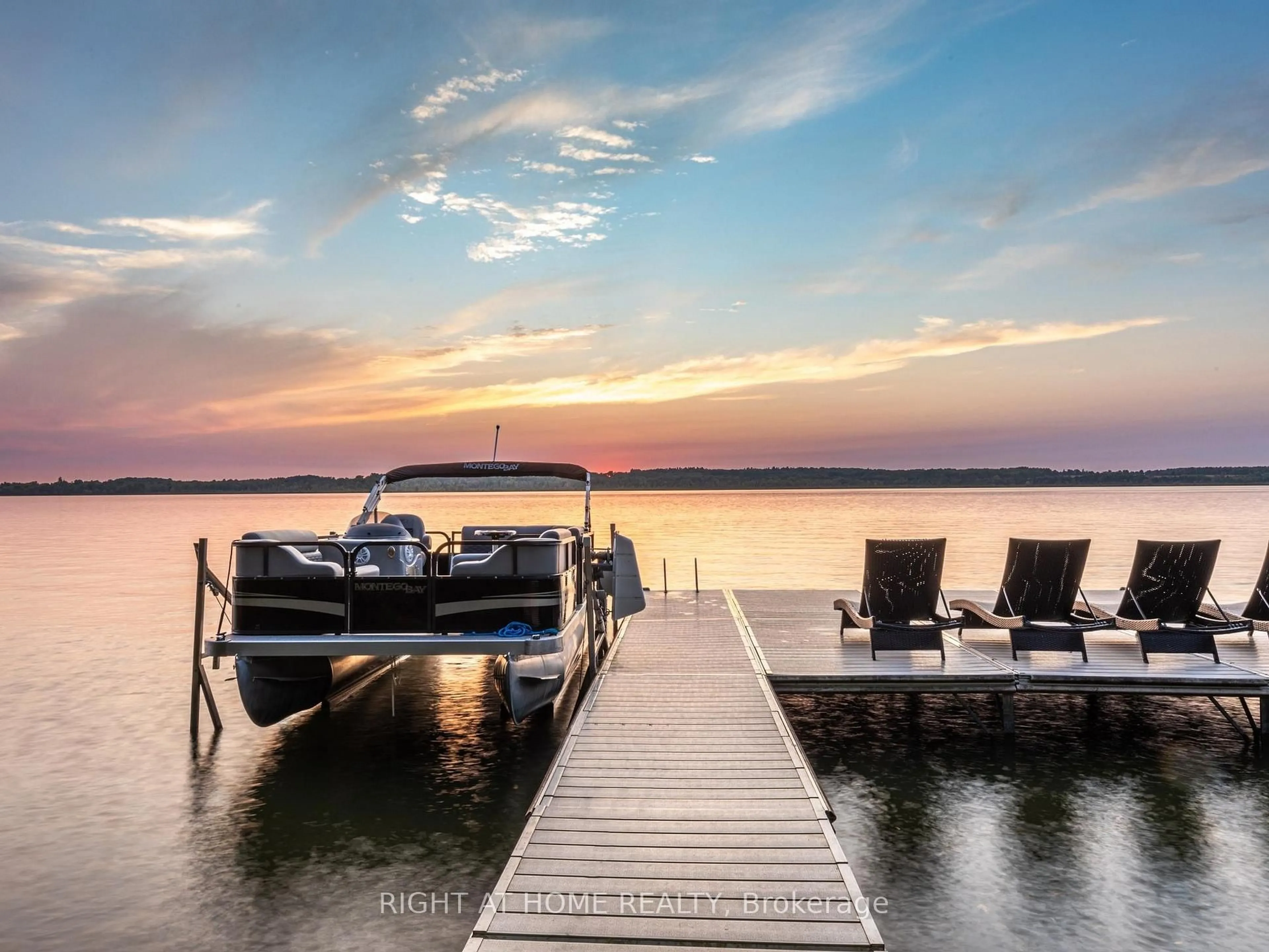 Patio, water/lake/river/ocean view for 12 Pettet Dr, Scugog Ontario L9L 1B4