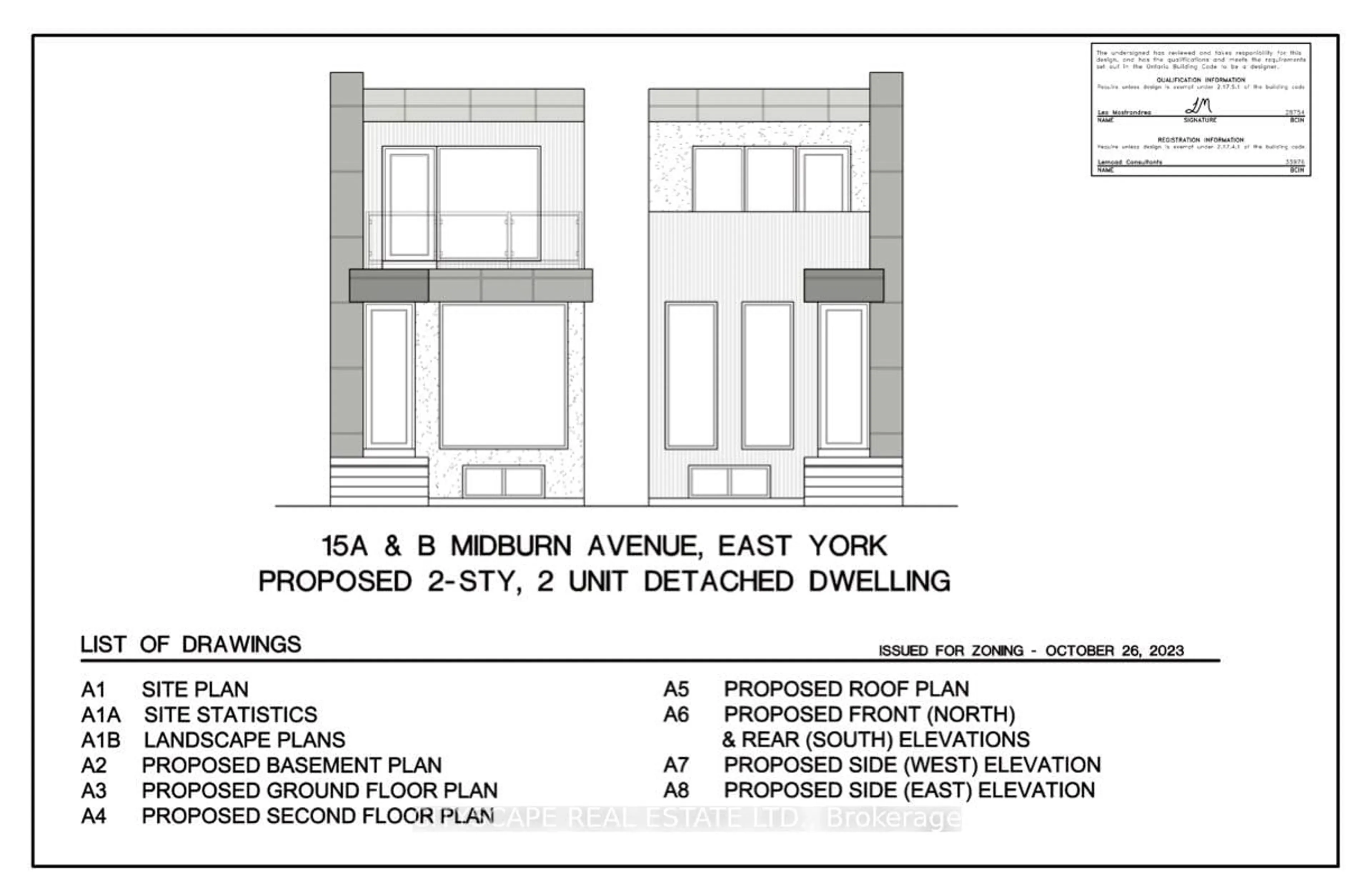 Floor plan for 15 Midburn Ave, Toronto Ontario M4C 2C8