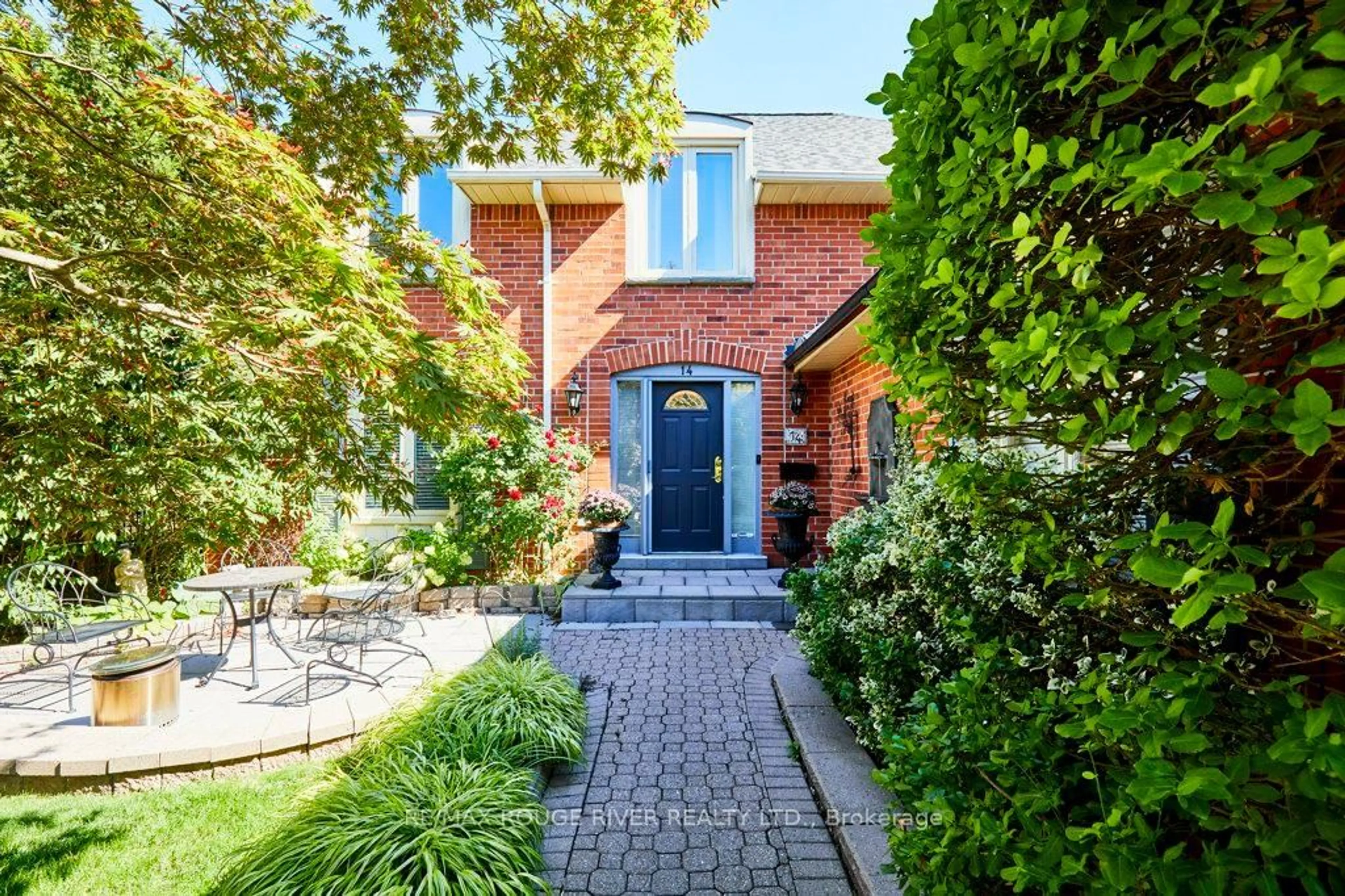 Home with brick exterior material, street for 14 Karen Ann Cres, Toronto Ontario M1G 1M3