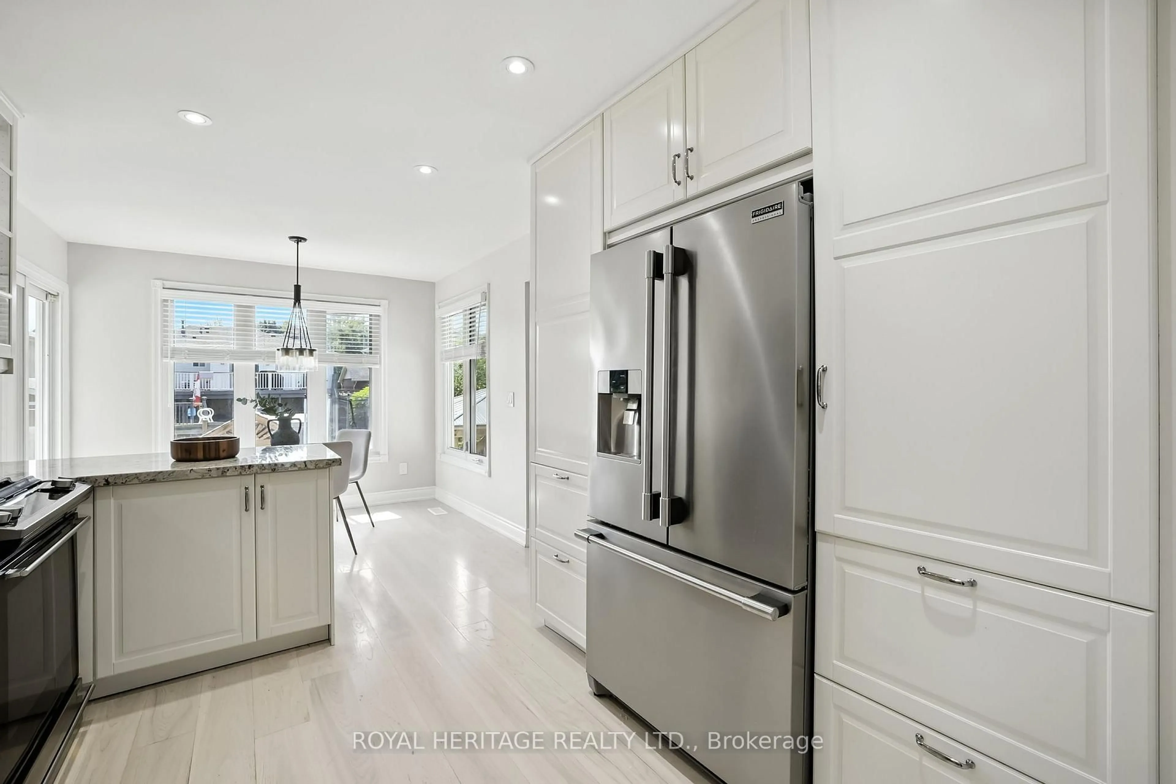 Contemporary kitchen, ceramic/tile floor for 85 Pinedale Cres, Clarington Ontario L1E 1C4