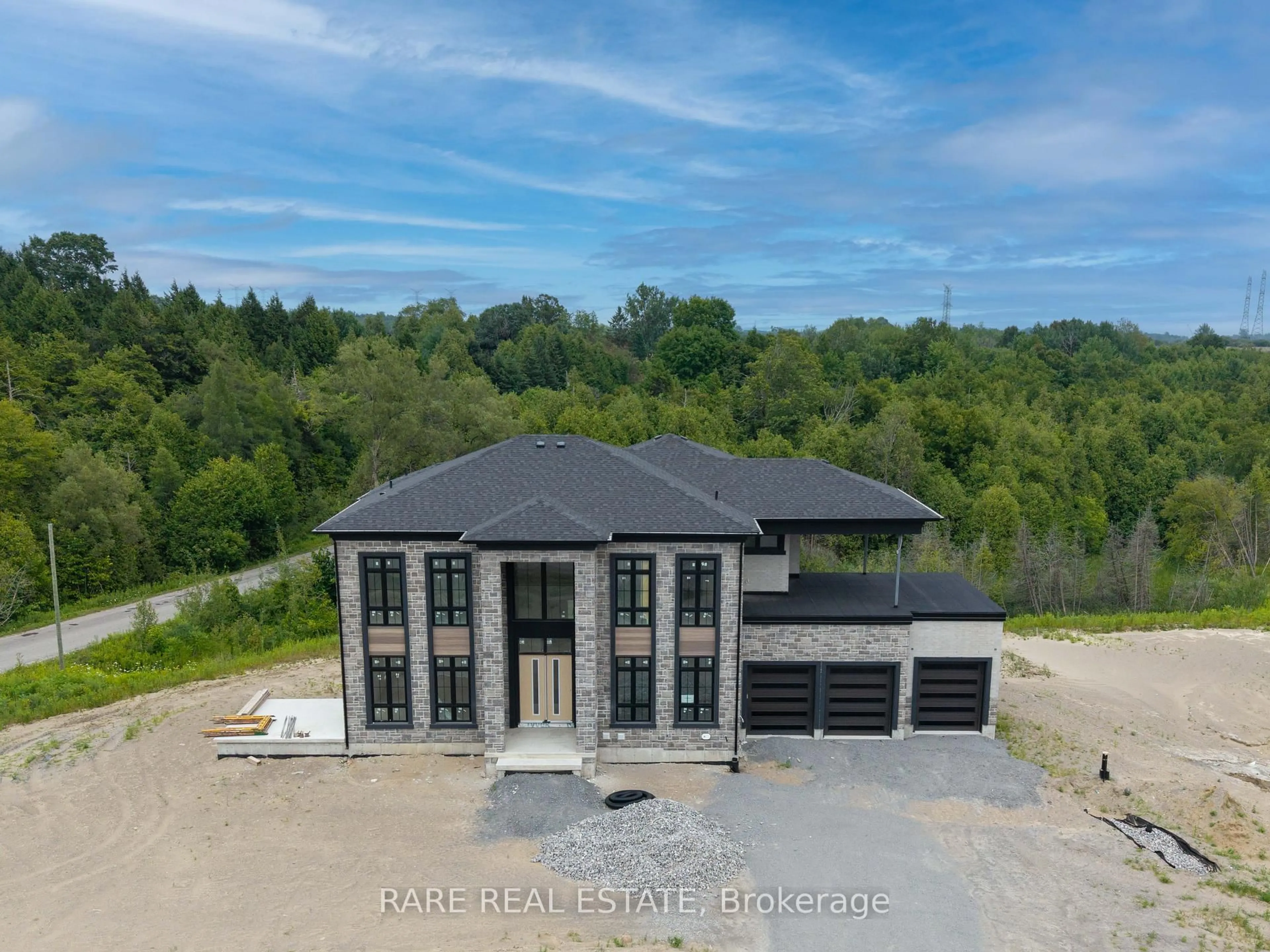 A pic from outside/outdoor area/front of a property/back of a property/a pic from drone, building for 1 Openshaw Pl, Clarington Ontario L1A 3V7