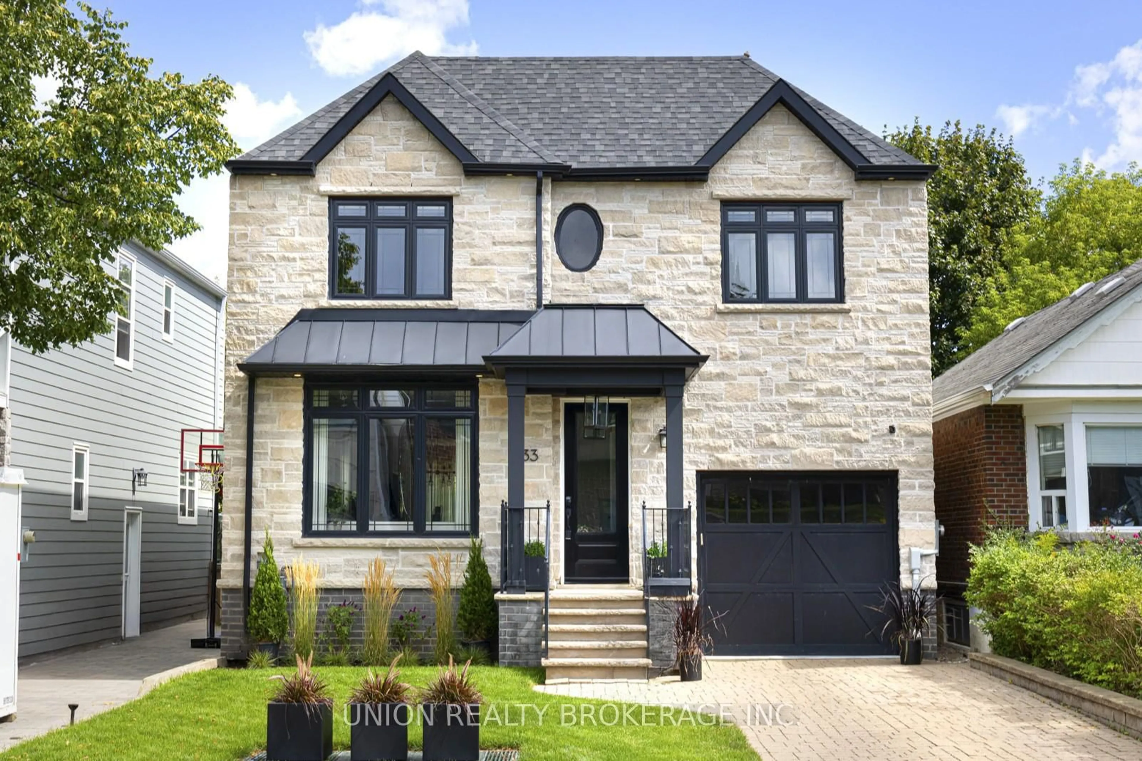 Home with brick exterior material, street for 33 Hunt Club Dr, Toronto Ontario M1N 2W9