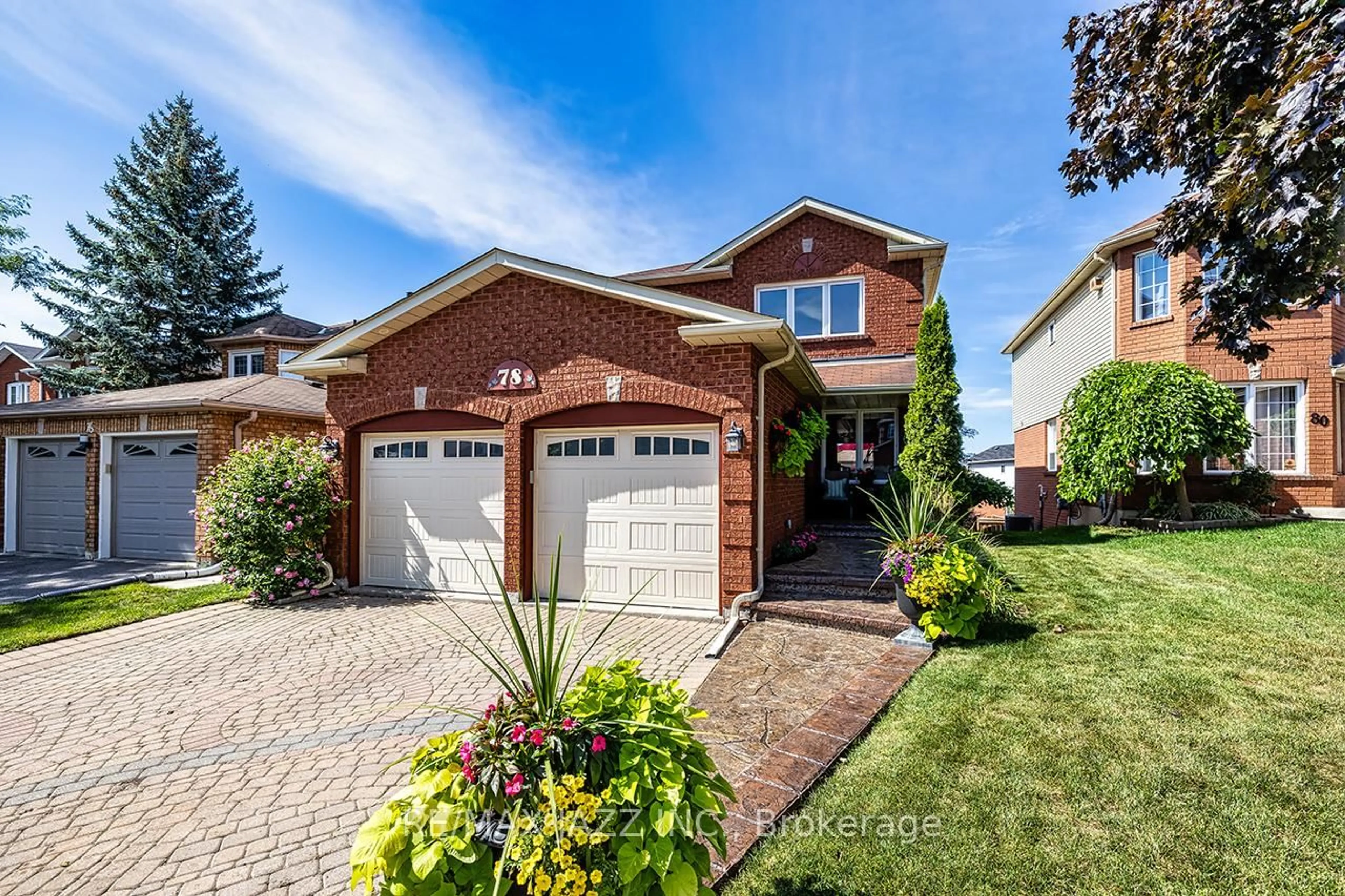 Home with brick exterior material, street for 78 Bonnycastle Dr, Clarington Ontario L1C 4S9