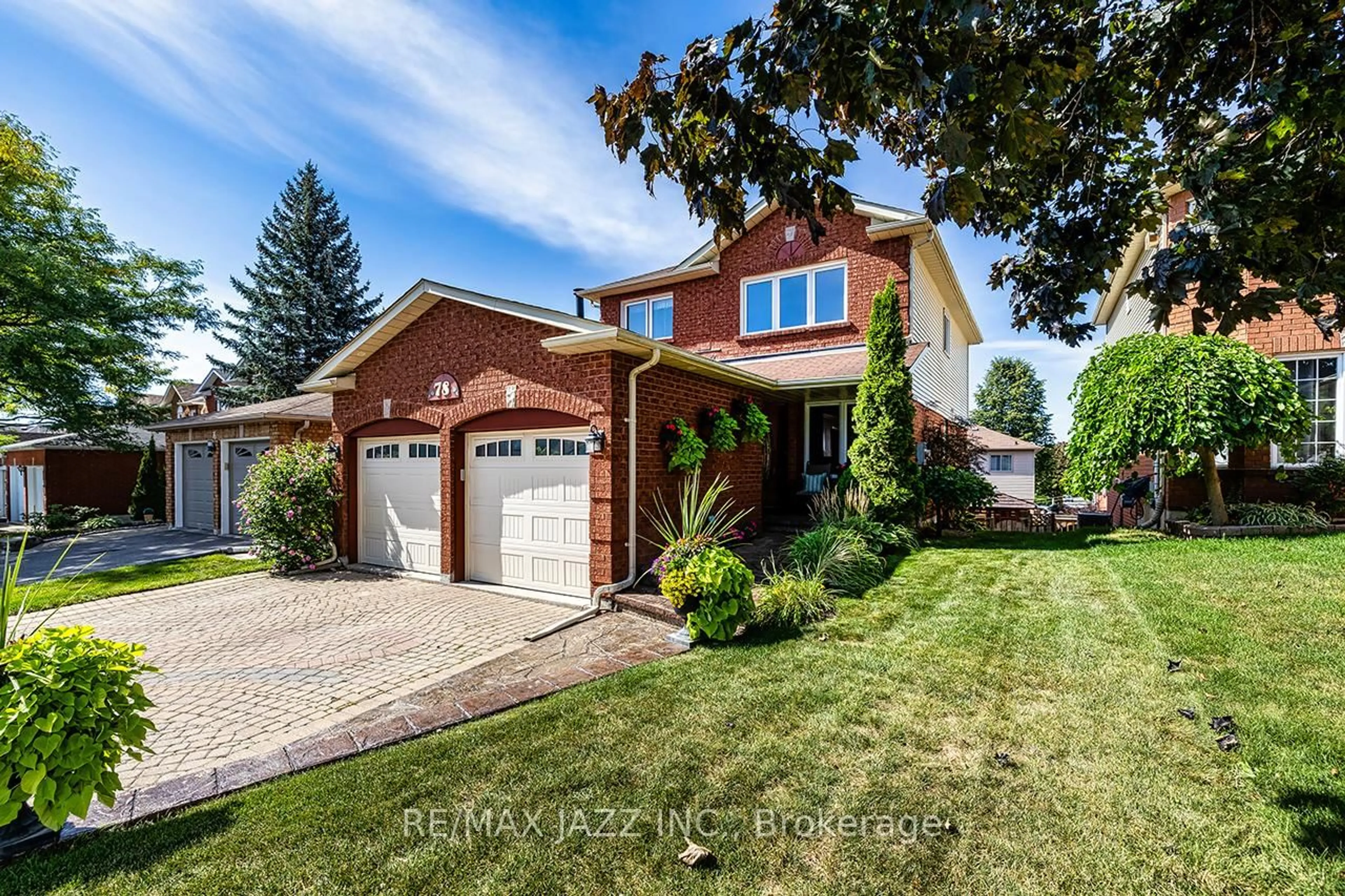 Home with brick exterior material, street for 78 Bonnycastle Dr, Clarington Ontario L1C 4S9