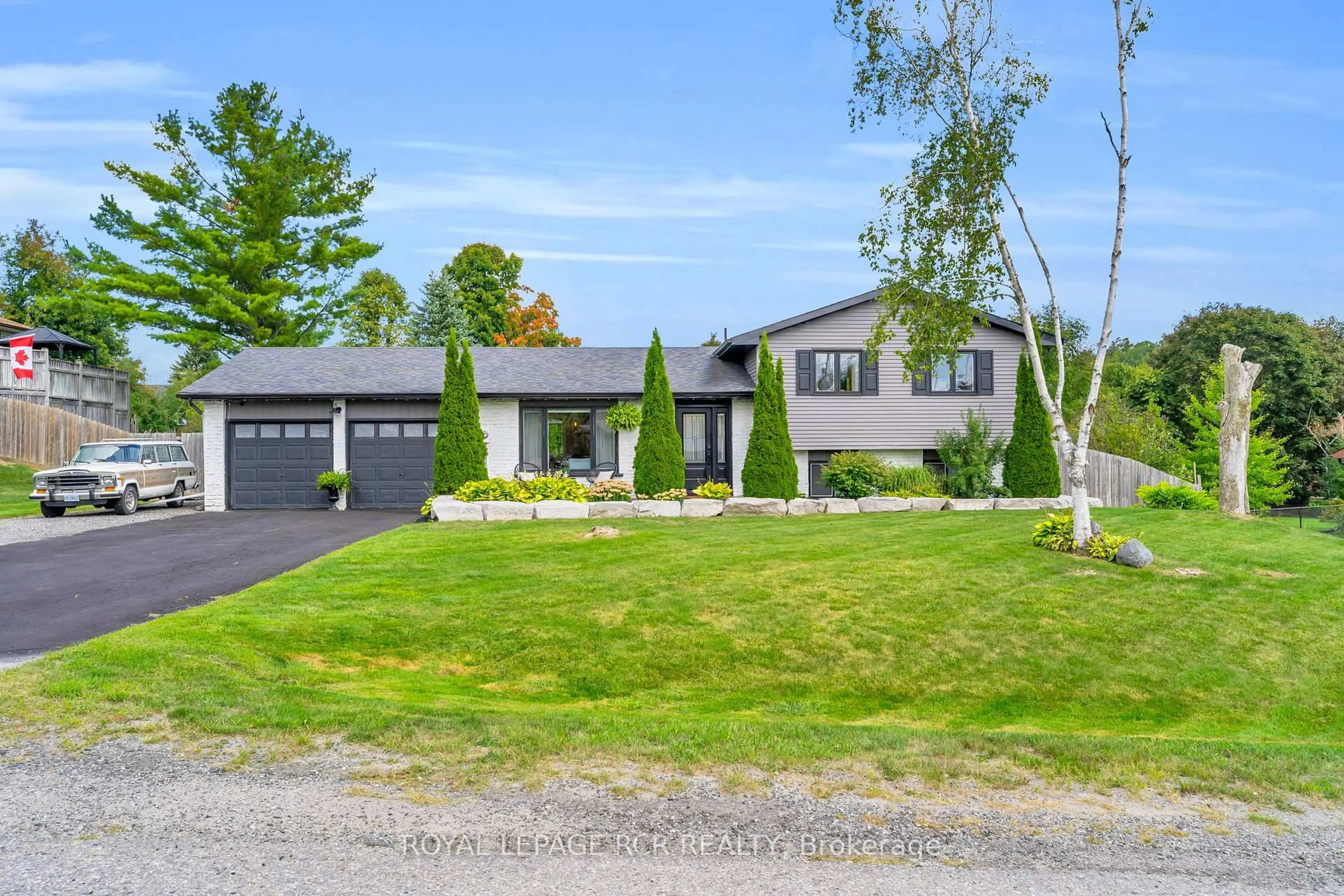 Home with vinyl exterior material, street for 9 Ianson Dr, Scugog Ontario L0C 1B0