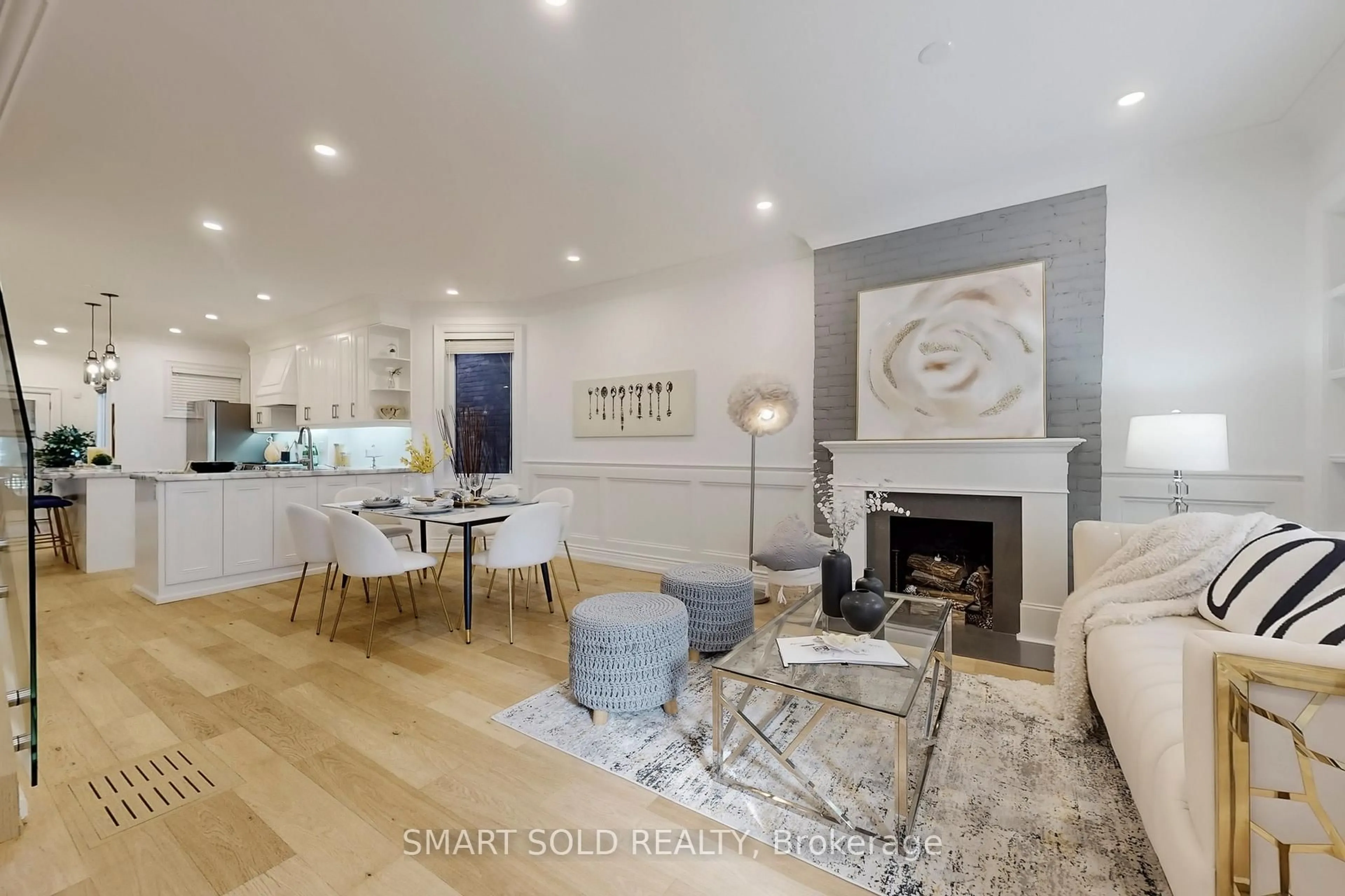 Open concept kitchen, unknown for 58 Coady Ave, Toronto Ontario M4M 2Y8