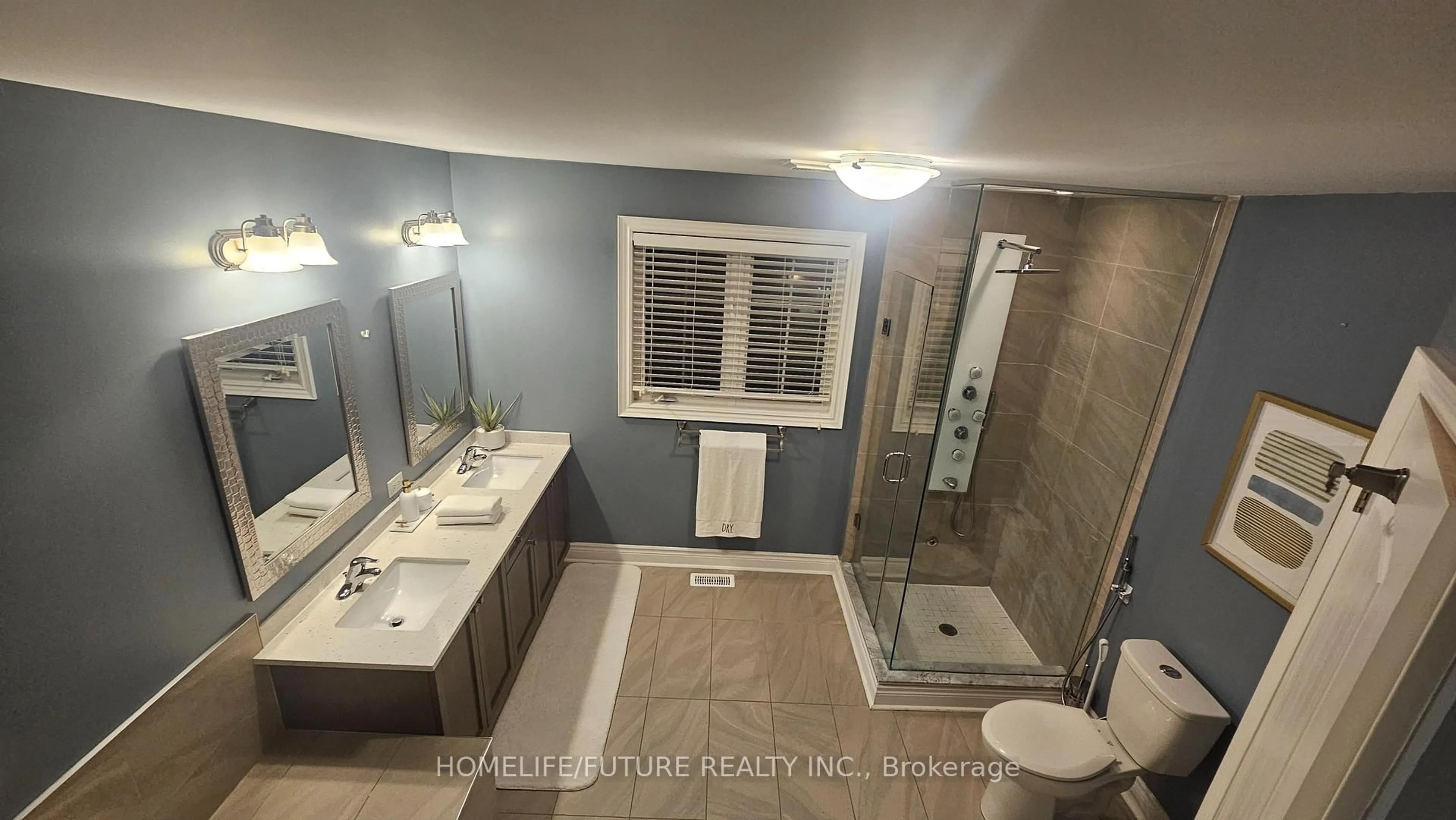 Contemporary bathroom, ceramic/tile floor for 2076 Queensbury Dr, Oshawa Ontario L1K 0S1