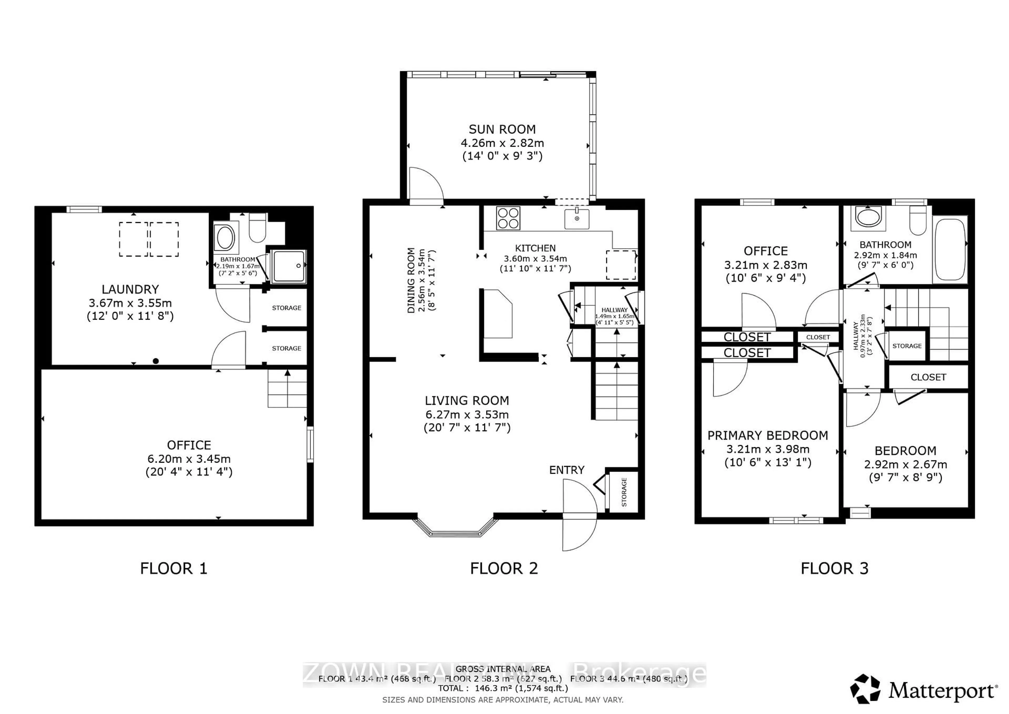 Floor plan for 118 Chestnut Cres, Toronto Ontario M1L 1Y5