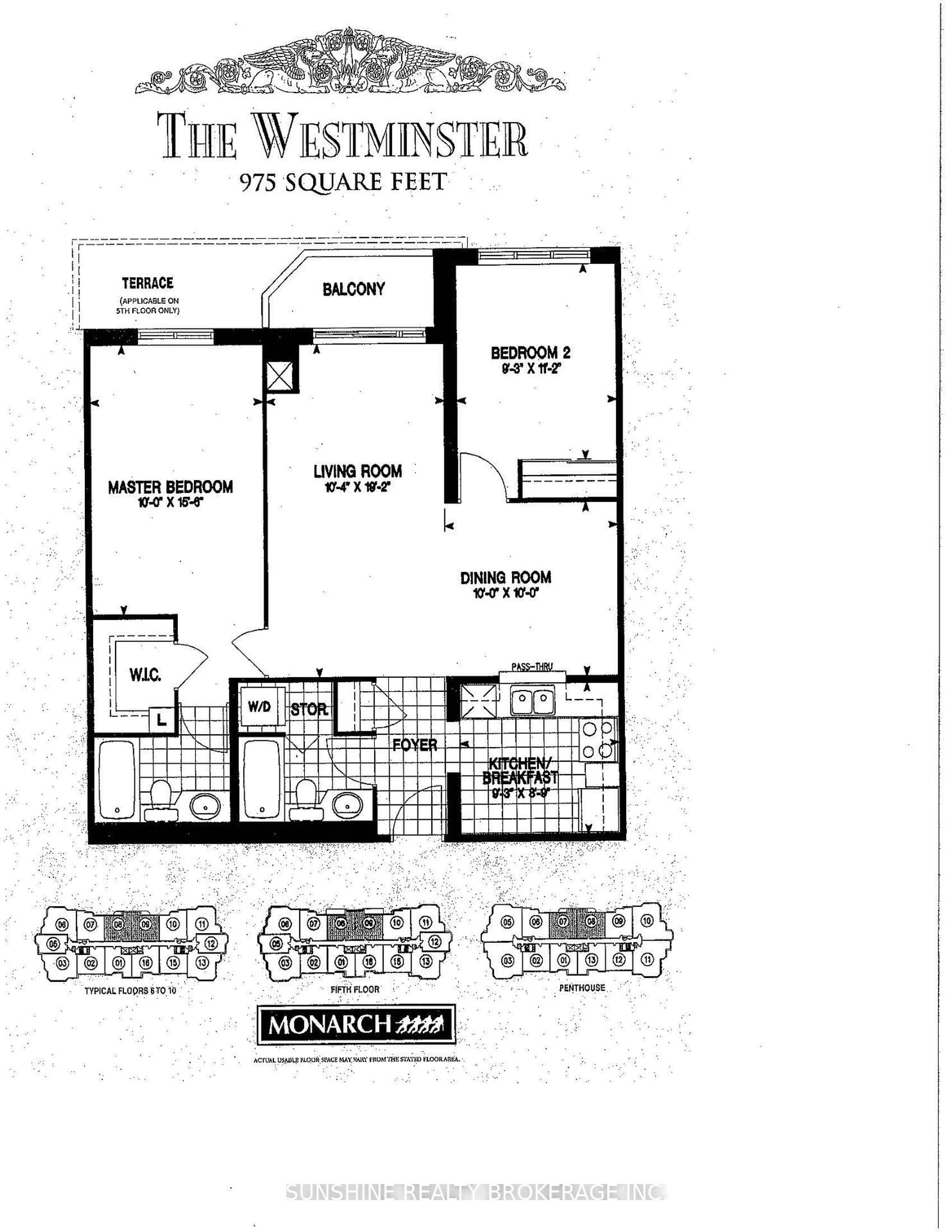 Floor plan for 2628 Mccowan Rd #509, Toronto Ontario M1S 5J8