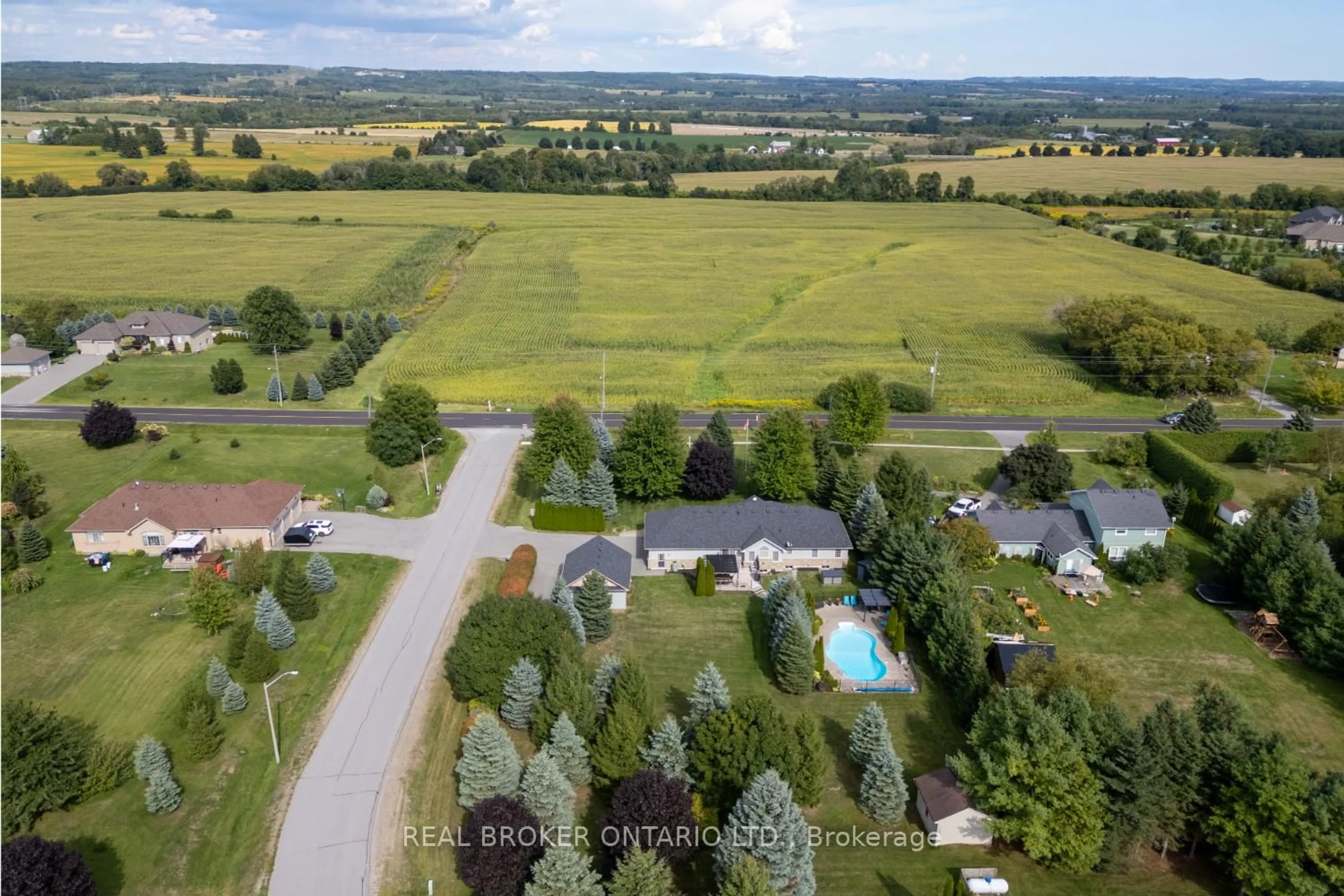 A pic from outside/outdoor area/front of a property/back of a property/a pic from drone, unknown for 8360 Old Scugog Rd, Clarington Ontario L0B 1J0