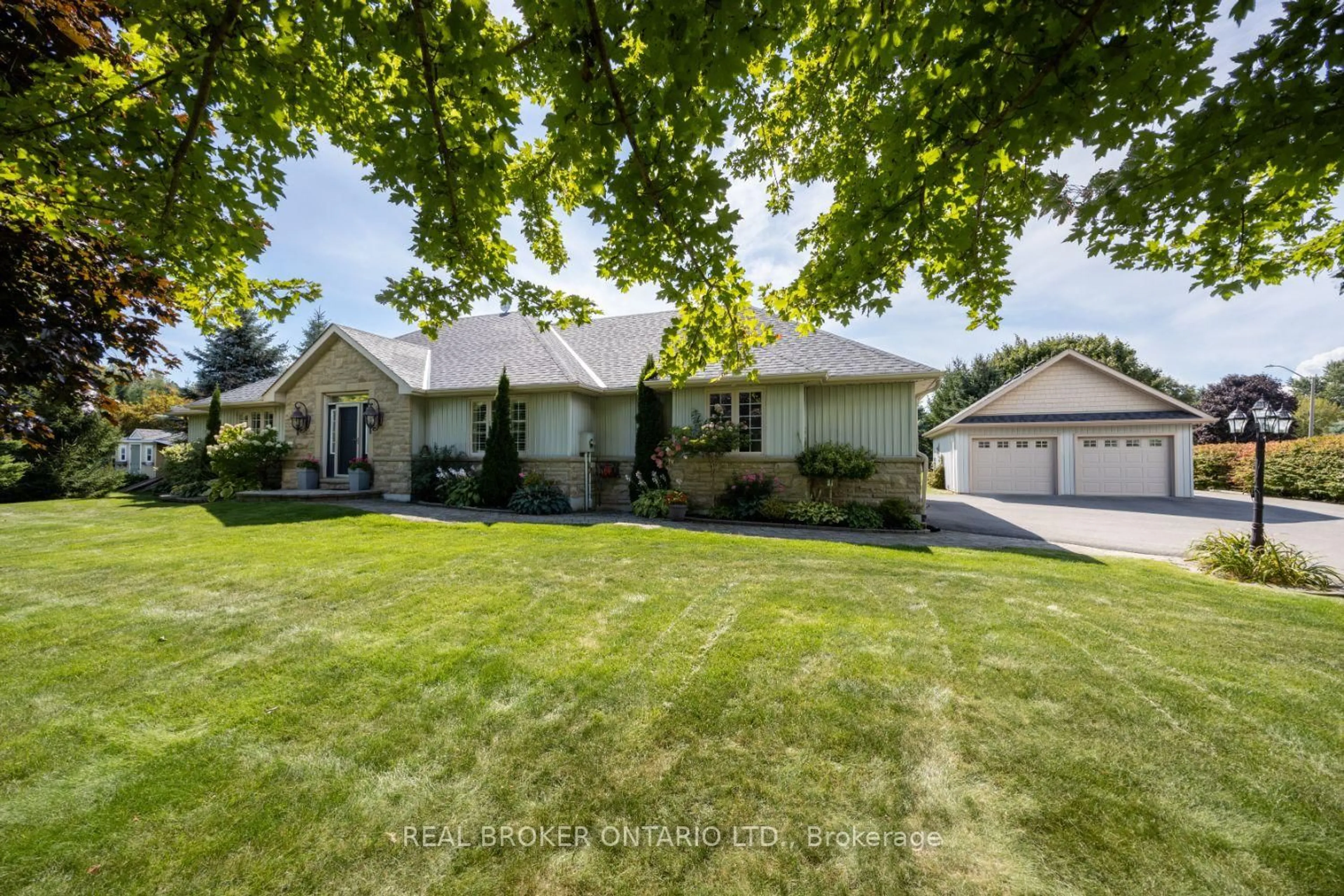 A pic from outside/outdoor area/front of a property/back of a property/a pic from drone, street for 8360 Old Scugog Rd, Clarington Ontario L0B 1J0