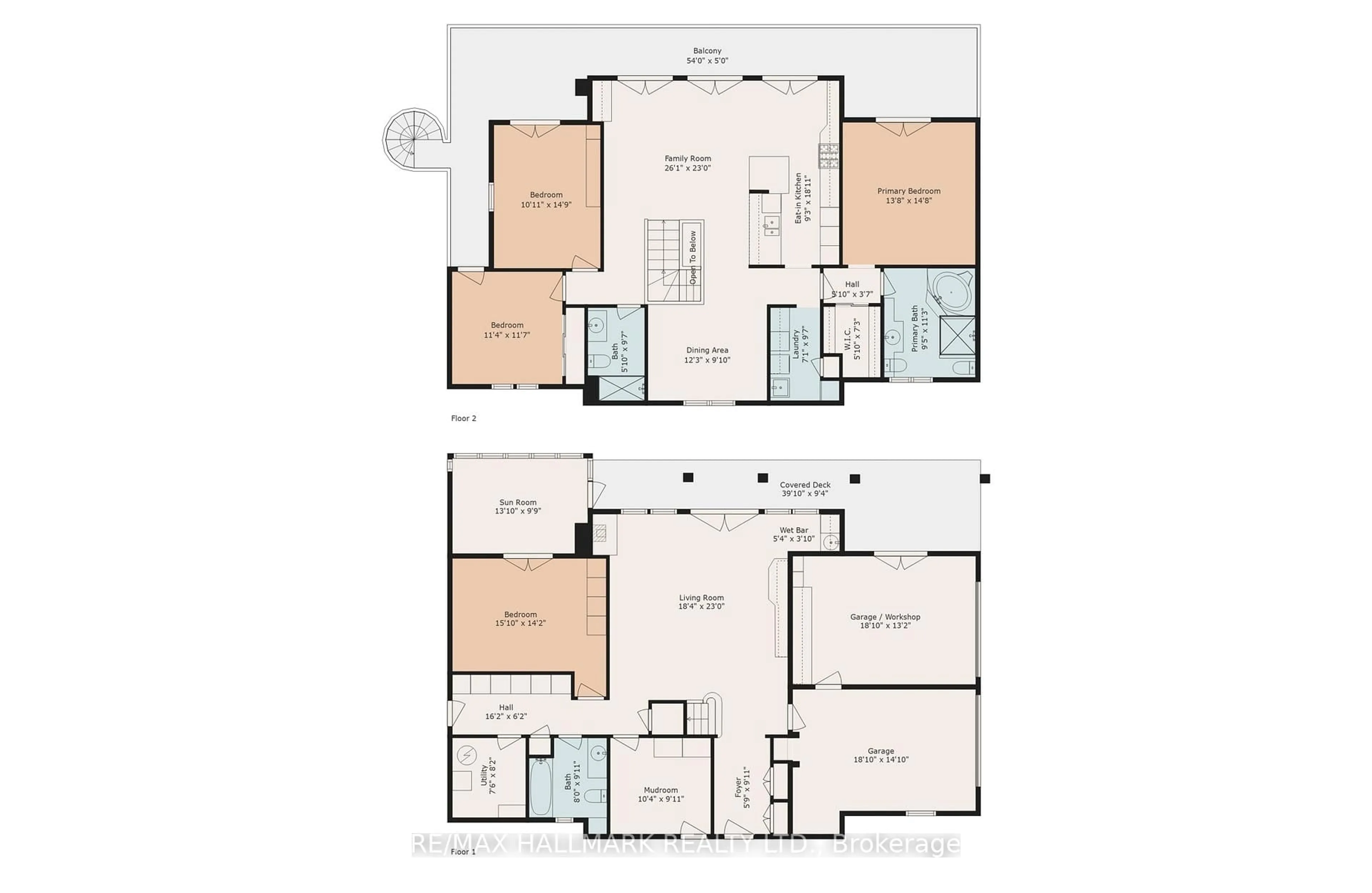 Floor plan for 1275 Wharf St, Pickering Ontario L1W 1A2