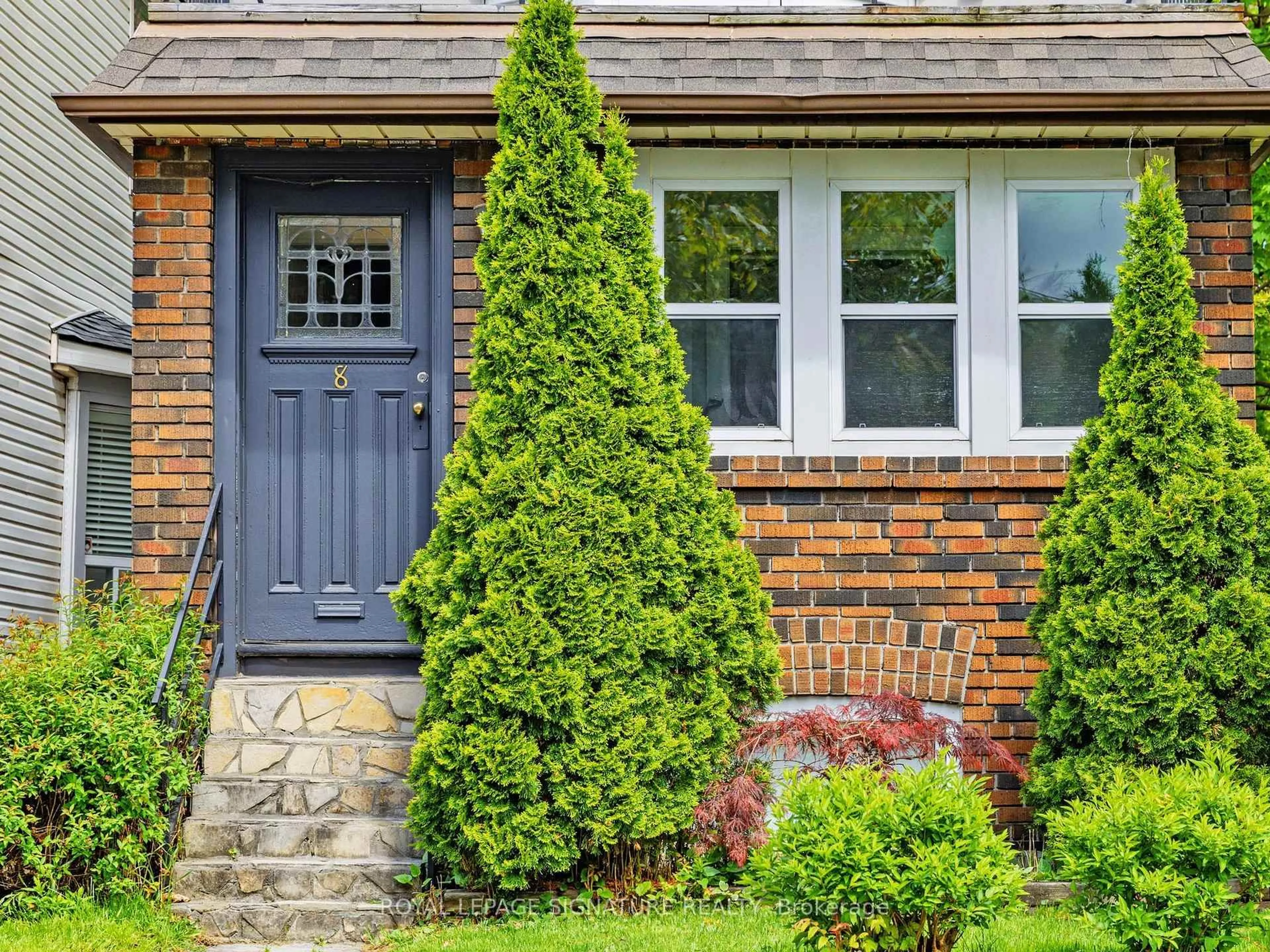 Home with brick exterior material, street for 8 Fairford Ave, Toronto Ontario M4L 2J6