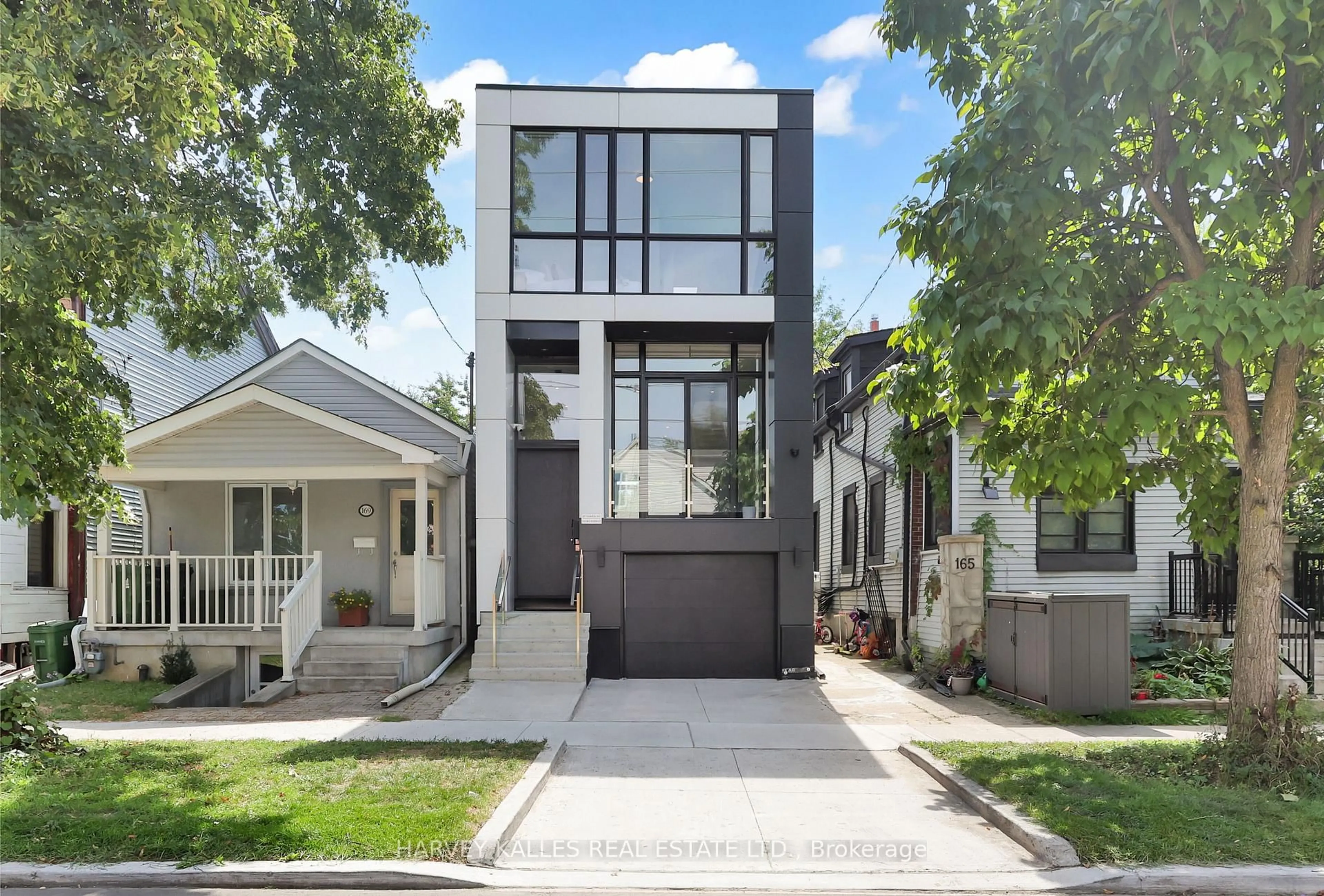 Home with brick exterior material, street for 167 Sammon Ave, Toronto Ontario M4J 1Z1