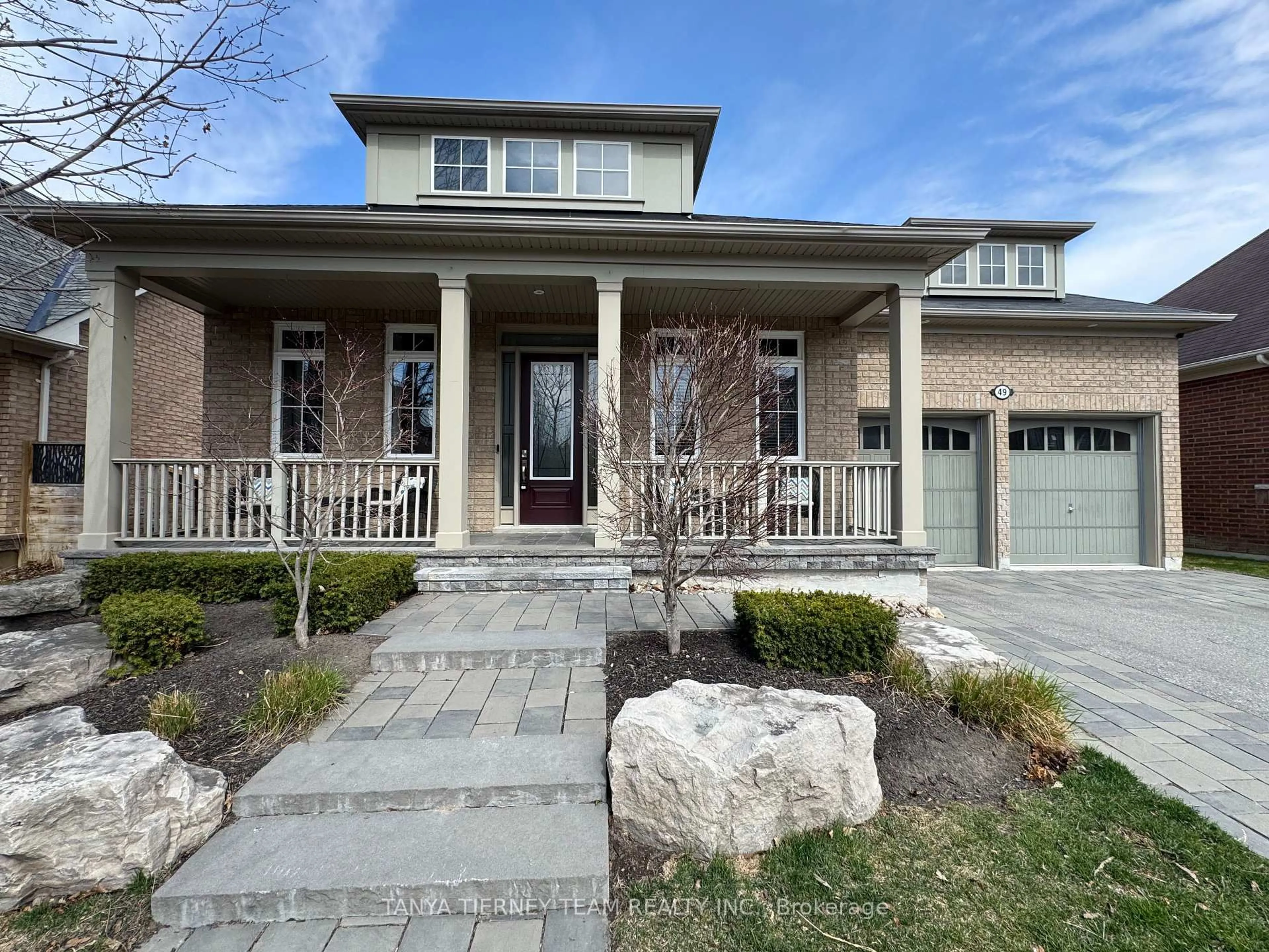 Home with brick exterior material, street for 49 Montana Cres, Whitby Ontario L1M 0G4