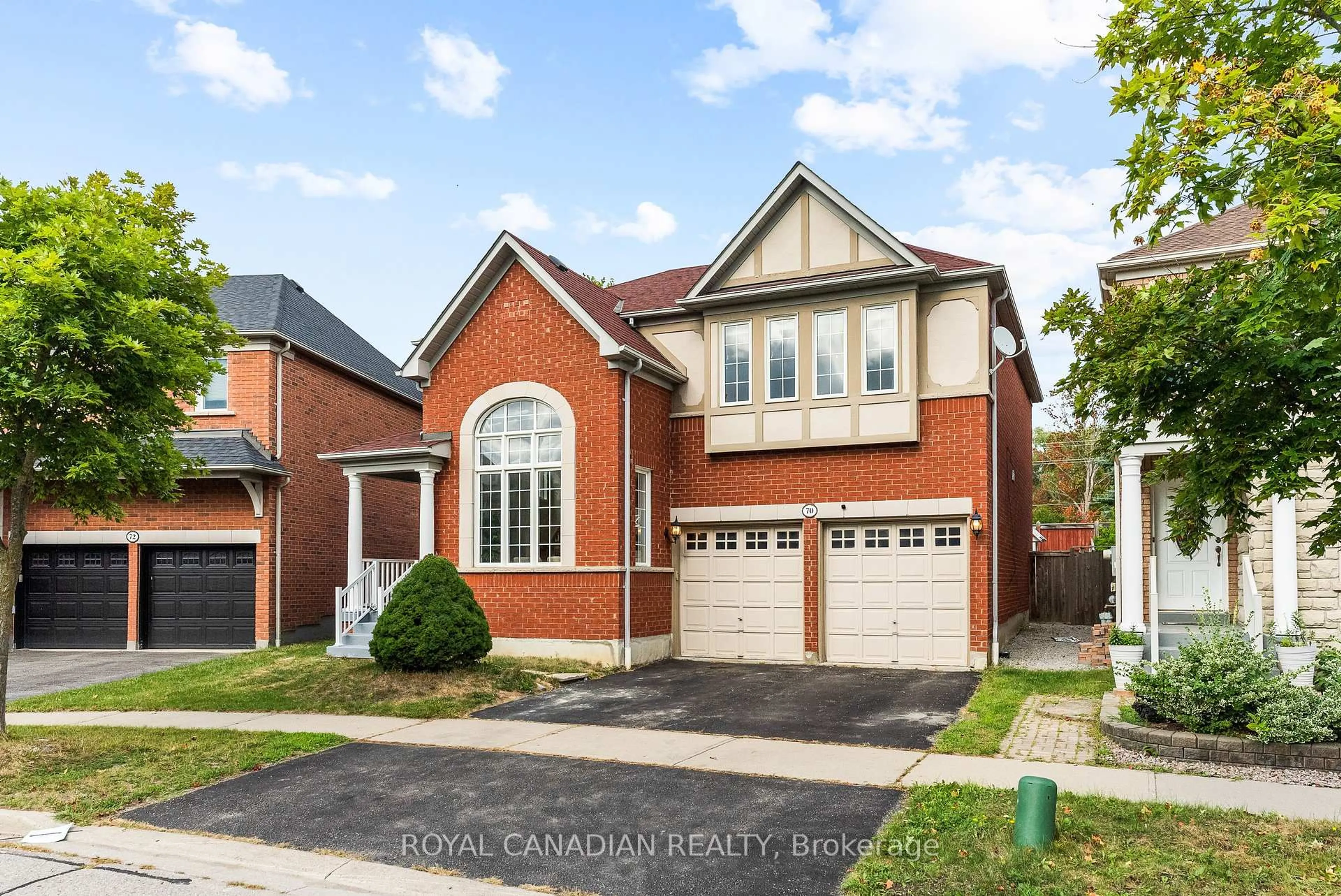Home with brick exterior material, street for 70 Morland Cres, Ajax Ontario L1T 4P5