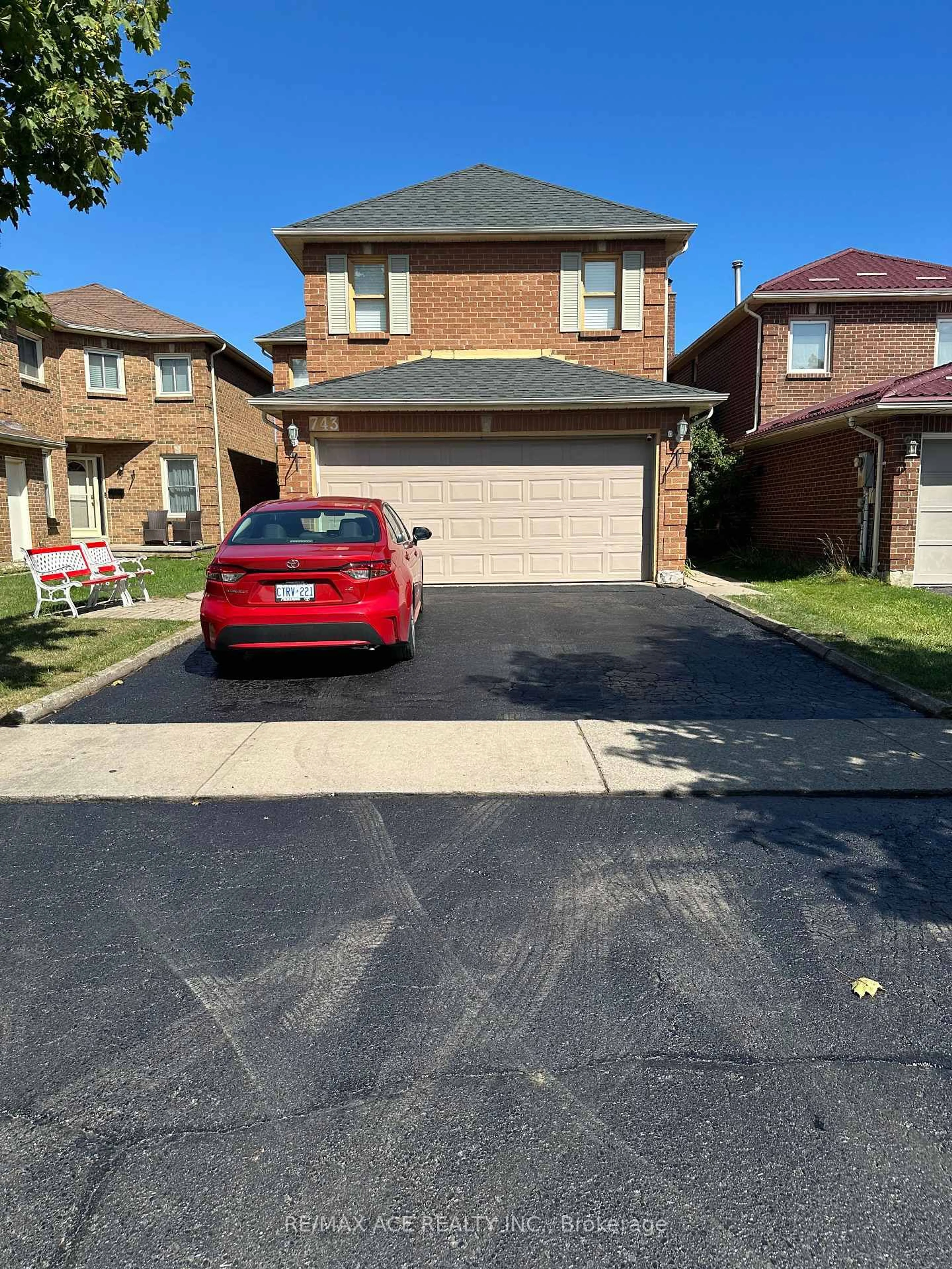 Home with brick exterior material, street for 743 Aspen Rd, Pickering Ontario L1V 3P4