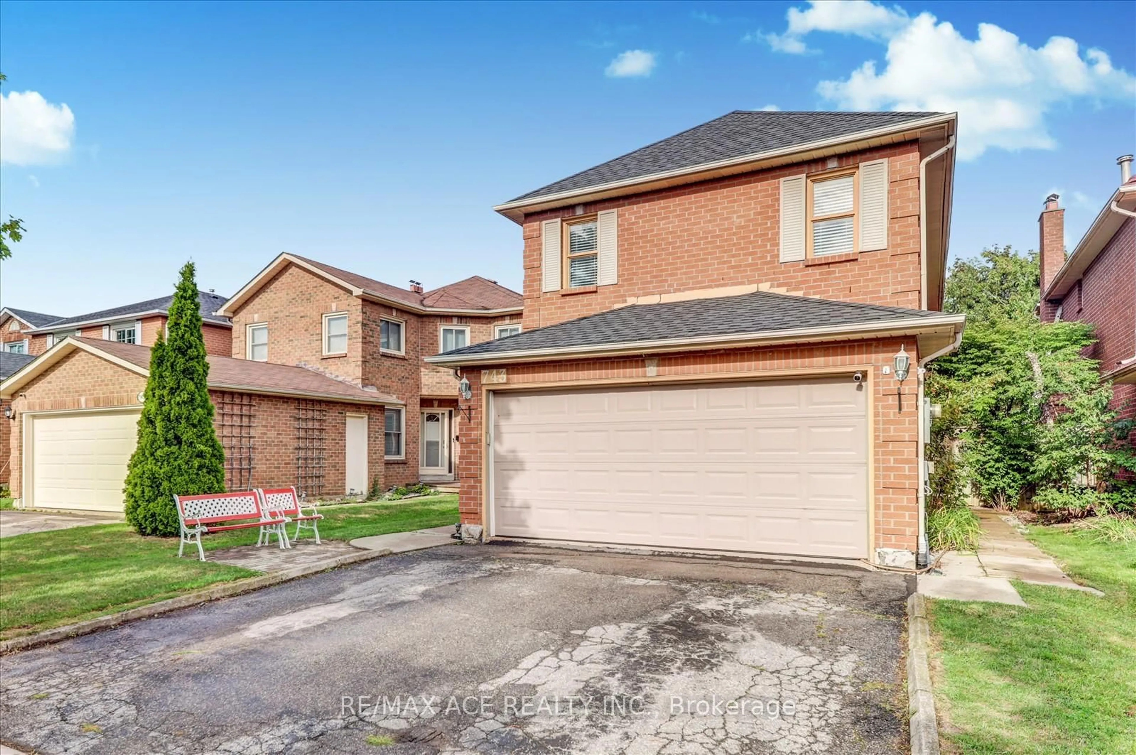 Home with brick exterior material, street for 743 Aspen Rd, Pickering Ontario L1V 3P4