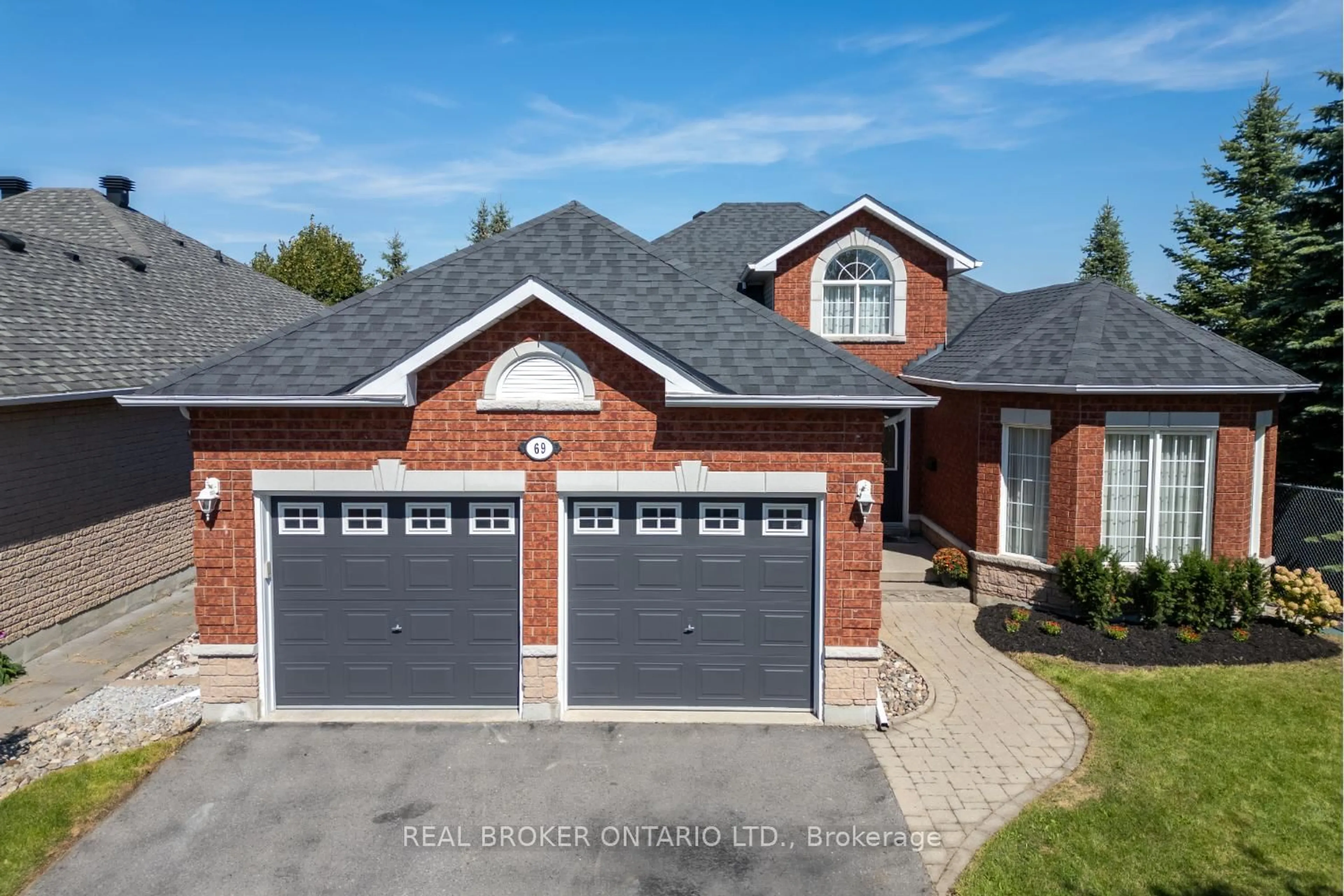 Home with brick exterior material, street for 69 Padfield Dr, Clarington Ontario L1C 5E7