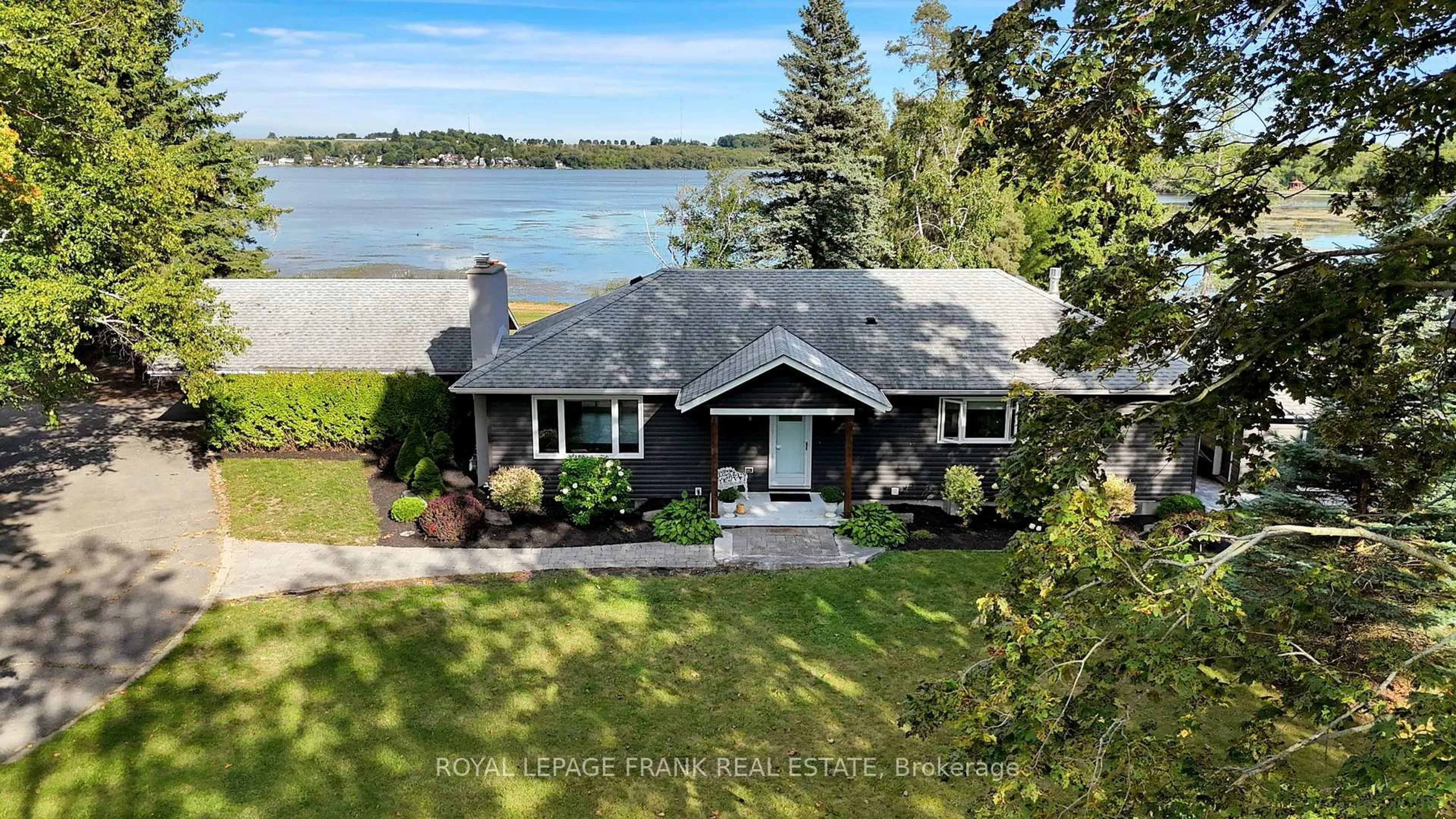 A pic from outside/outdoor area/front of a property/back of a property/a pic from drone, water/lake/river/ocean view for 230 Beech St, Scugog Ontario L9L 1N6