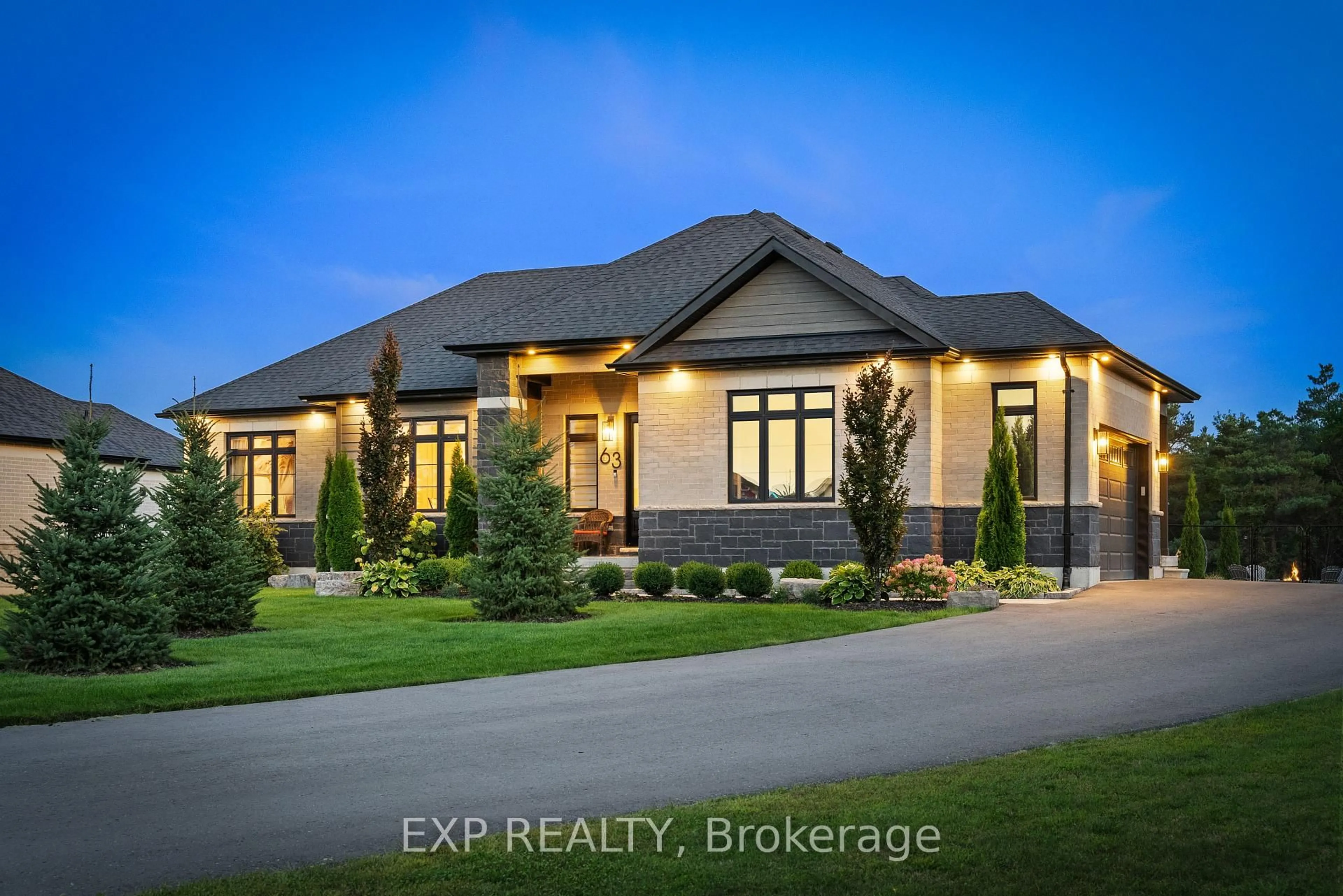 Home with brick exterior material, building for 63 Charles Tilley Cres, Clarington Ontario L0A 1J0