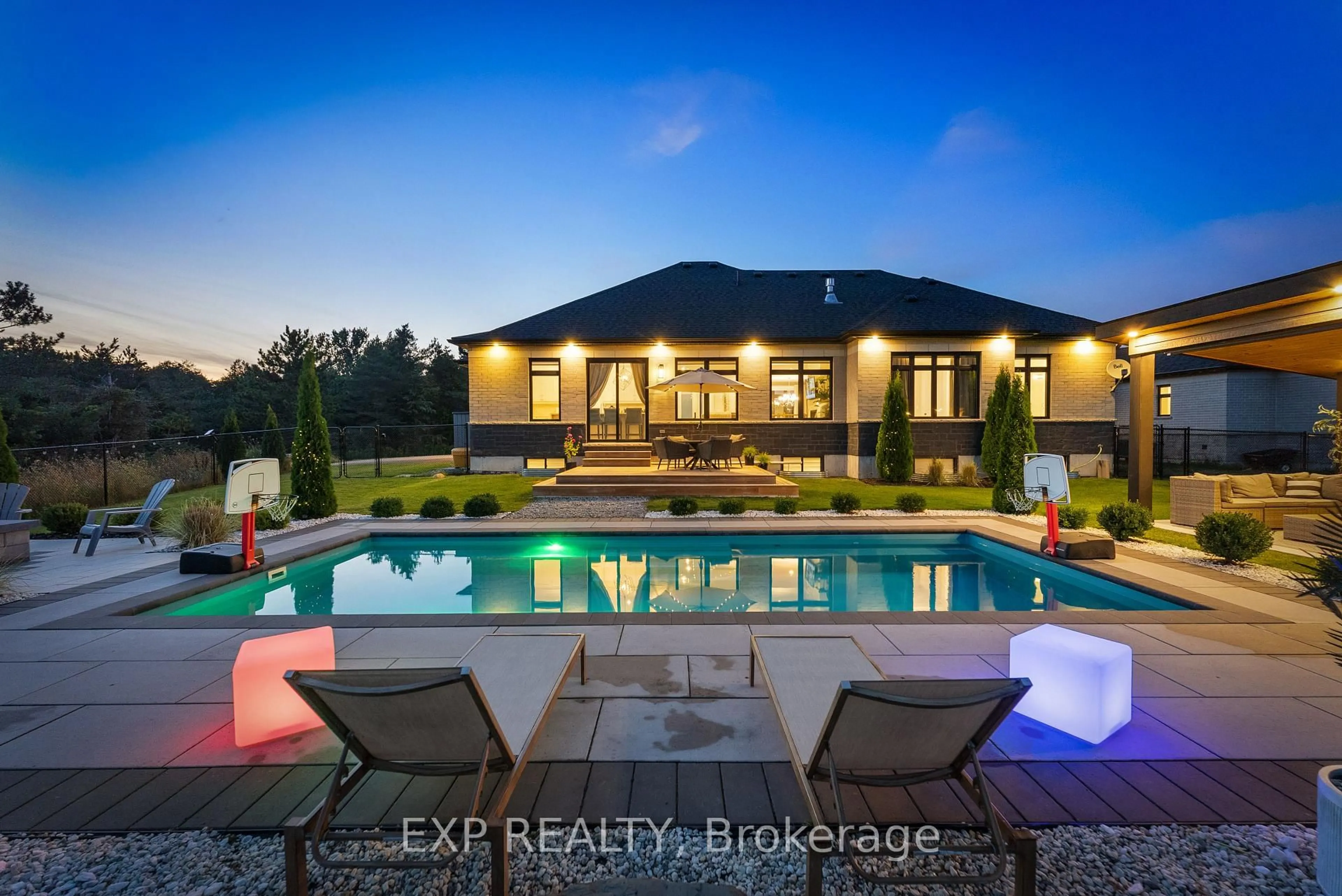 A pic from outside/outdoor area/front of a property/back of a property/a pic from drone, water/lake/river/ocean view for 63 Charles Tilley Cres, Clarington Ontario L0A 1J0