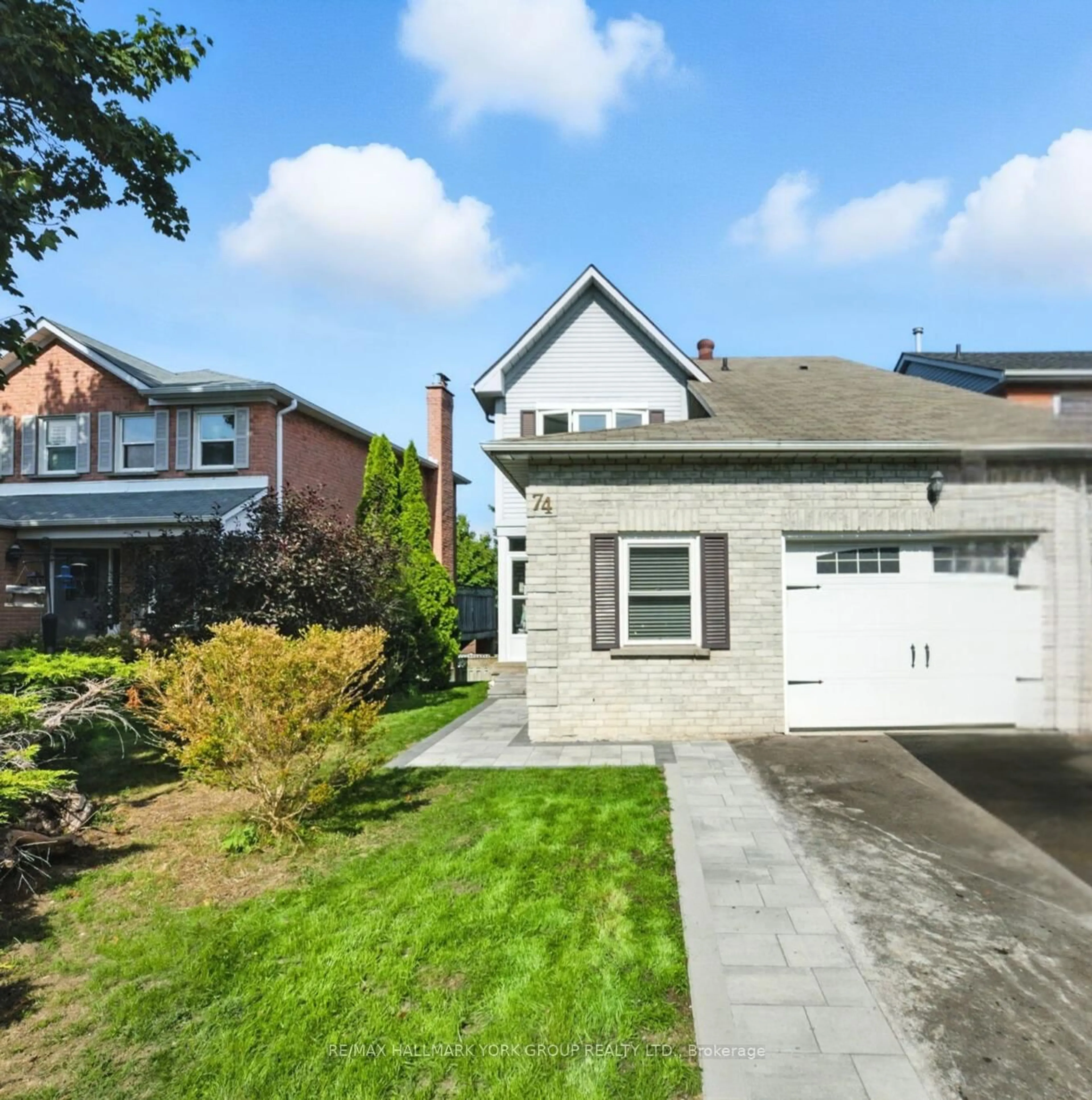 Home with brick exterior material, street for 74 Bornholm Dr, Toronto Ontario M1C 4N2