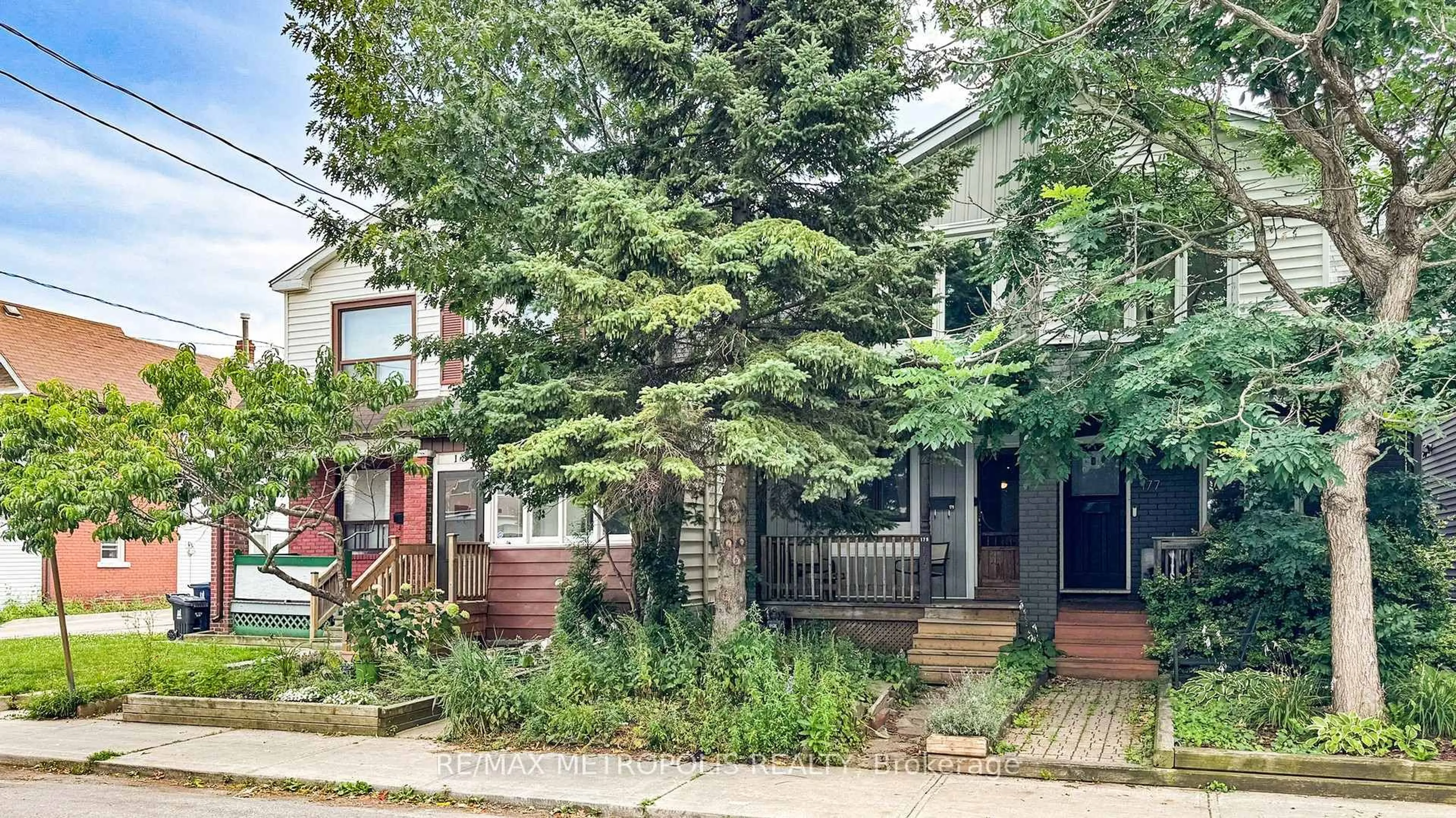 Home with brick exterior material, street for 179 Coleman Ave, Toronto Ontario M4C 1P9