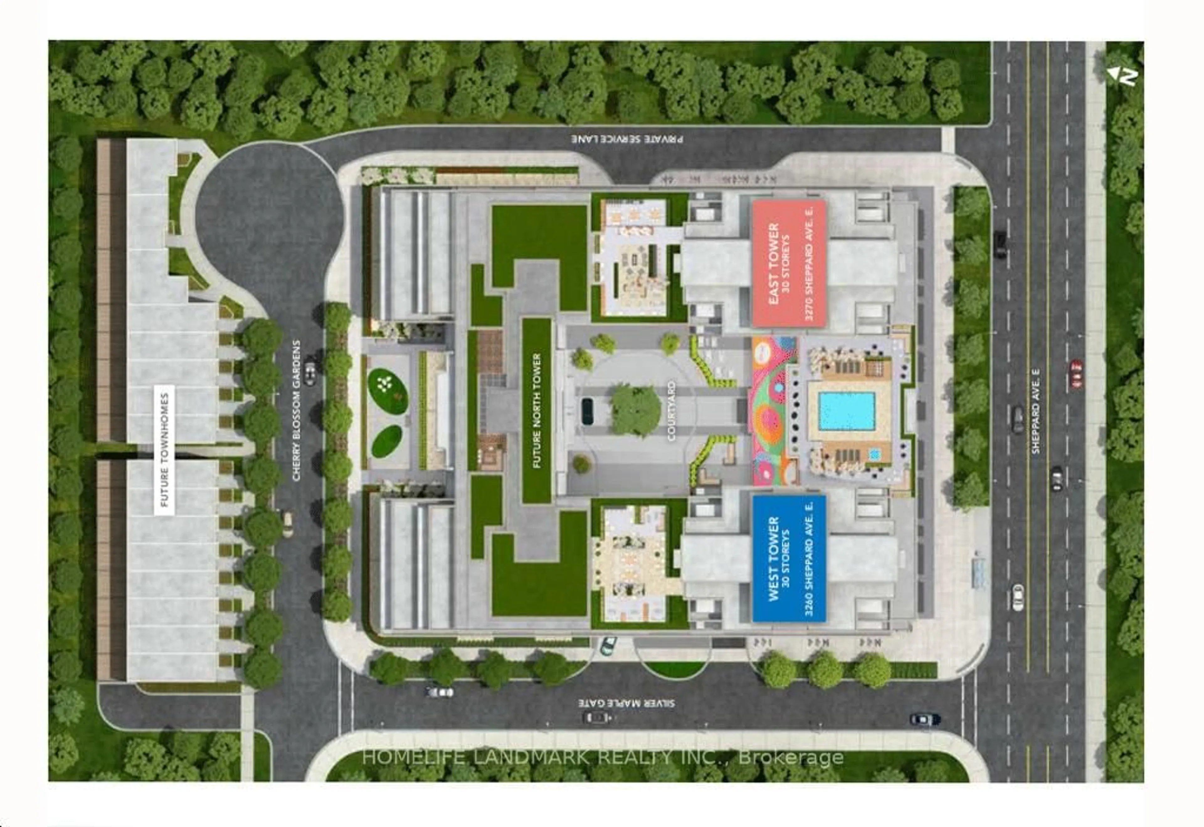 Floor plan for 3270 Sheppard Ave #2627, Toronto Ontario M1T 3K3