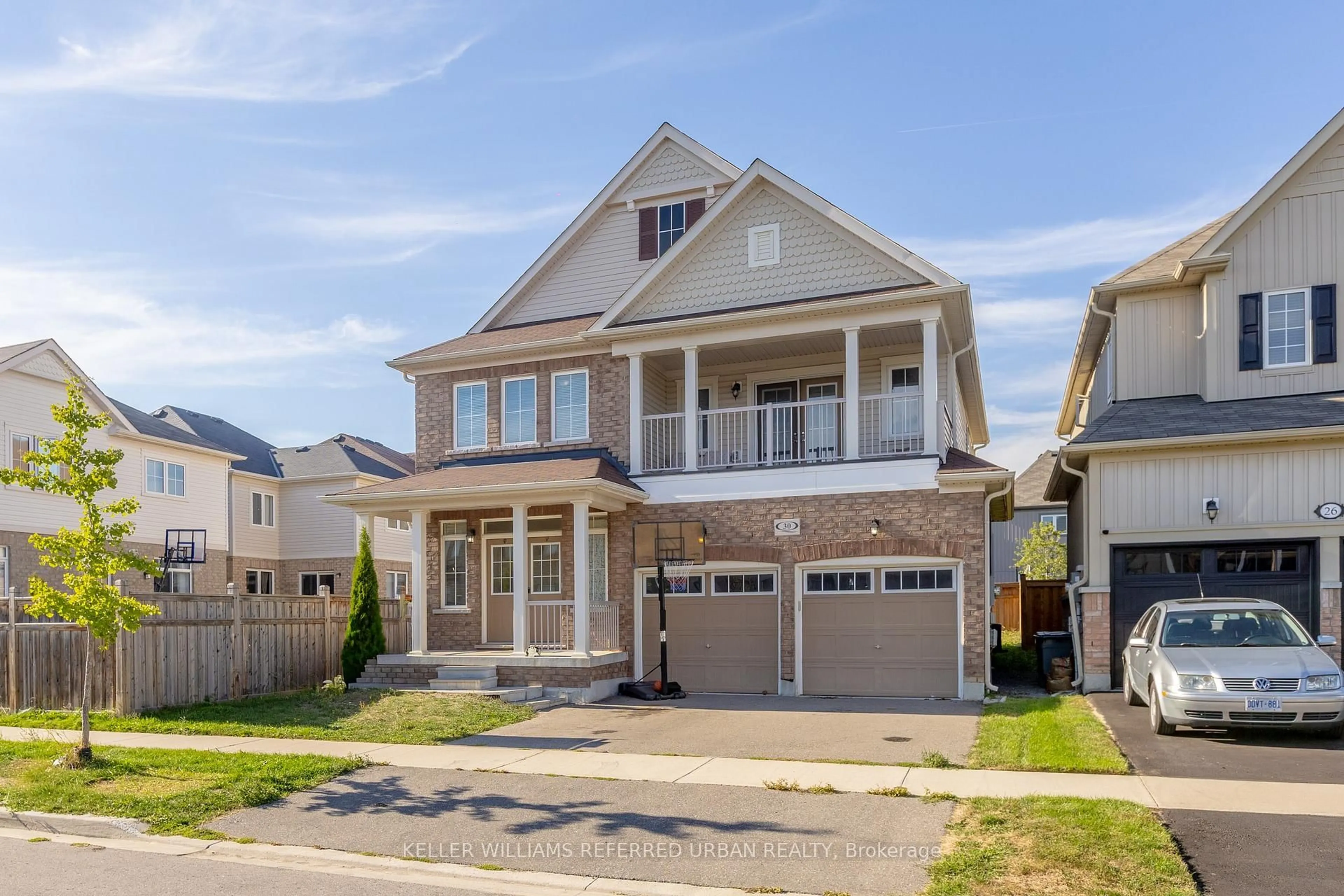 Home with brick exterior material, street for 30 Henry Smith Ave, Clarington Ontario L1C 0W2