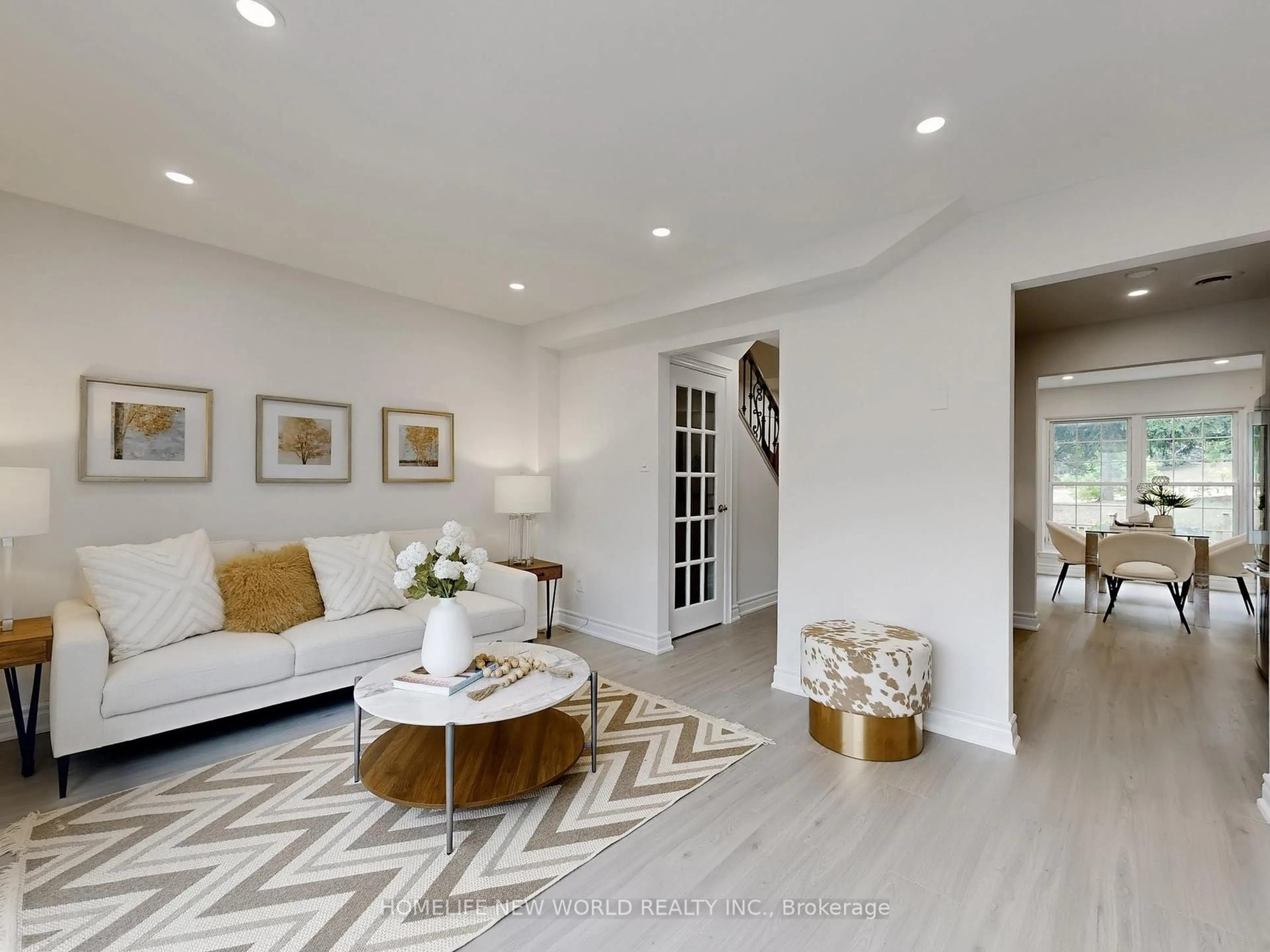 Living room with furniture, unknown for 71 Cass Ave #54, Toronto Ontario M1T 3P8