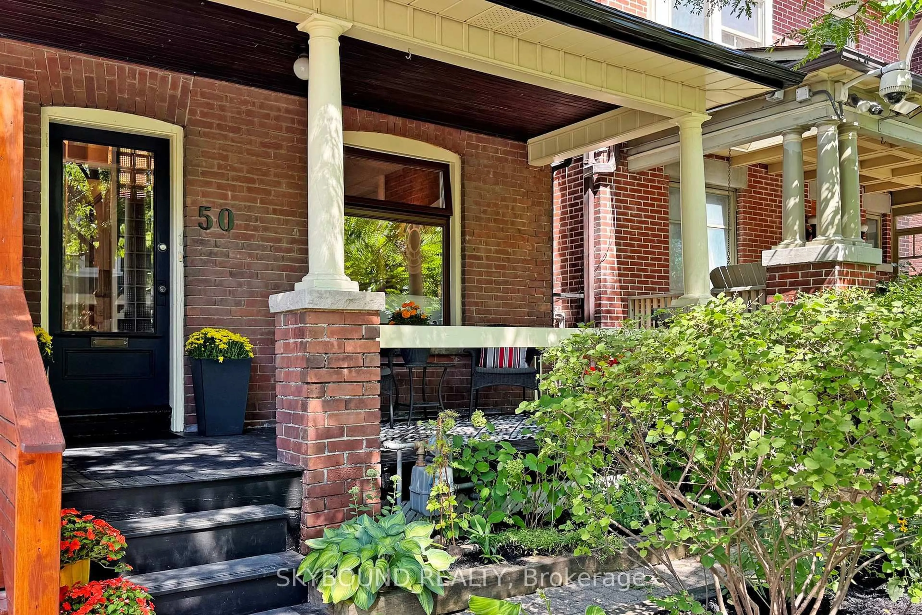 Home with brick exterior material, street for 50 Dearbourne Ave, Toronto Ontario M4K 1M7