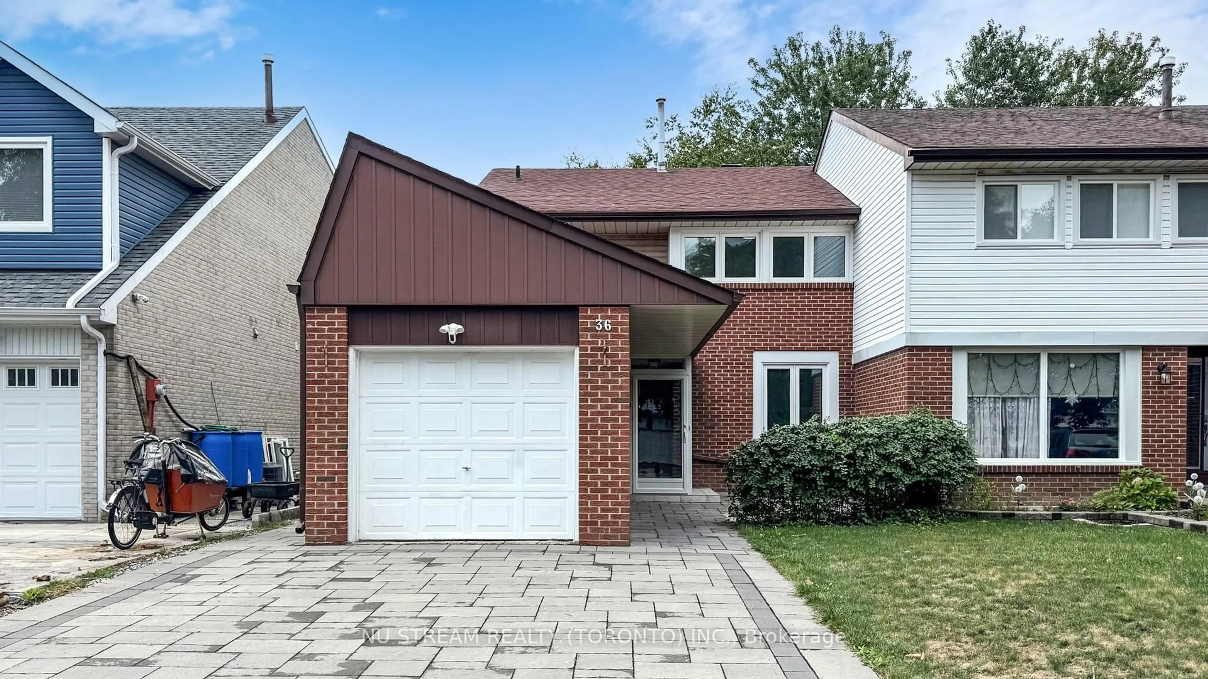 Home with brick exterior material, street for 36 Marrakesh Dr, Toronto Ontario M1S 3H8
