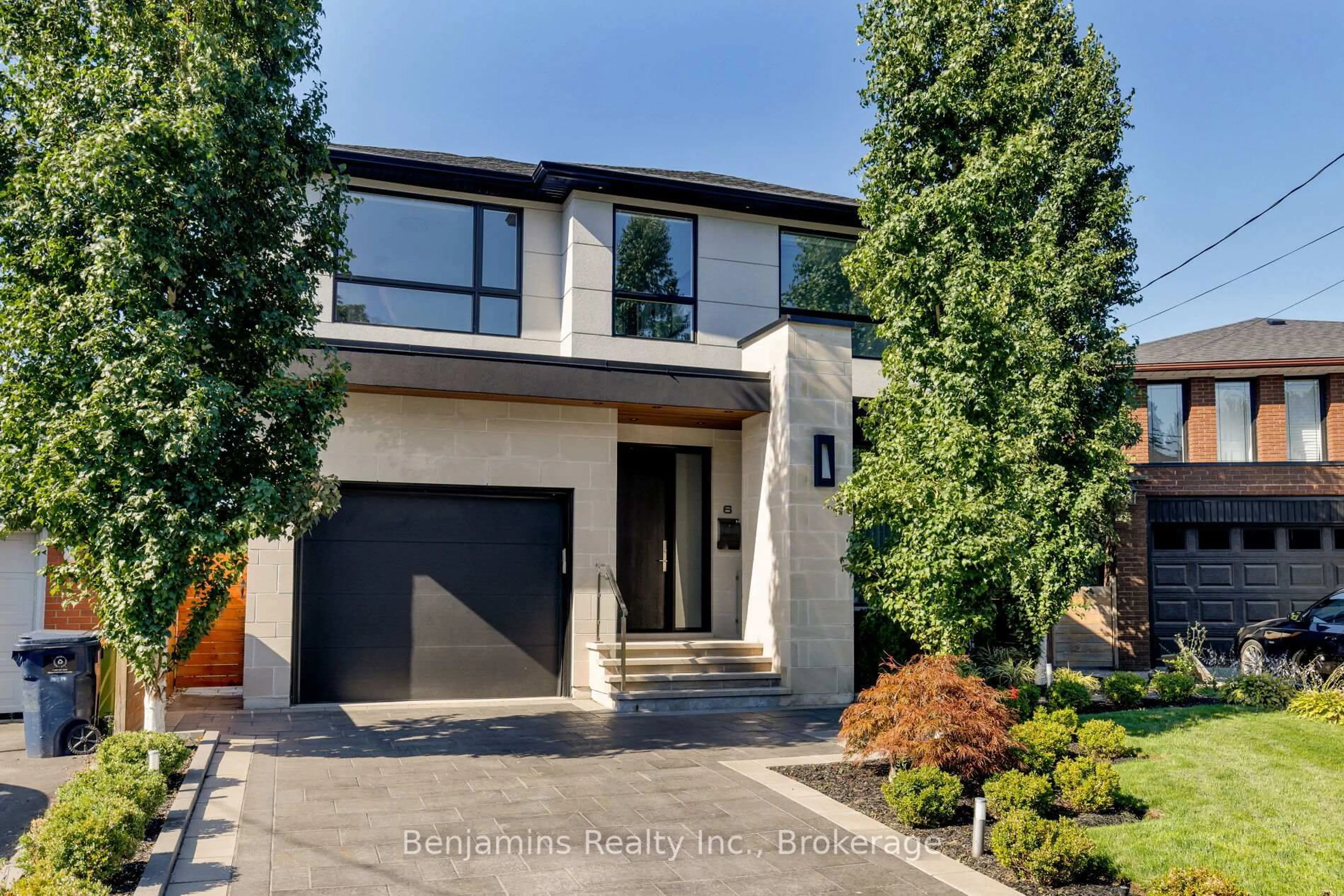 Home with brick exterior material, street for 6 Ashall Blvd, Toronto Ontario M4B 3C1