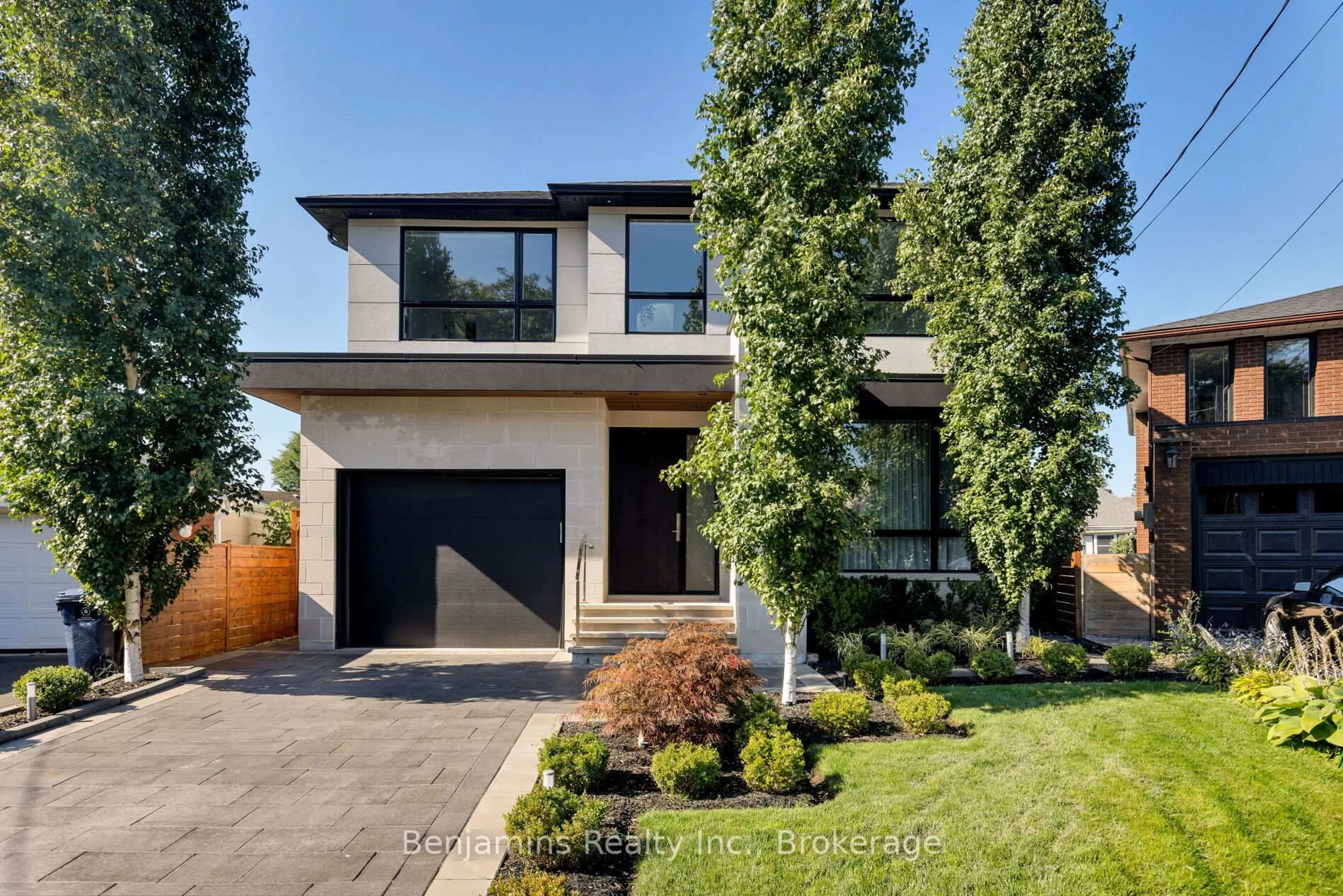 Home with brick exterior material, street for 6 Ashall Blvd, Toronto Ontario M4B 3C1
